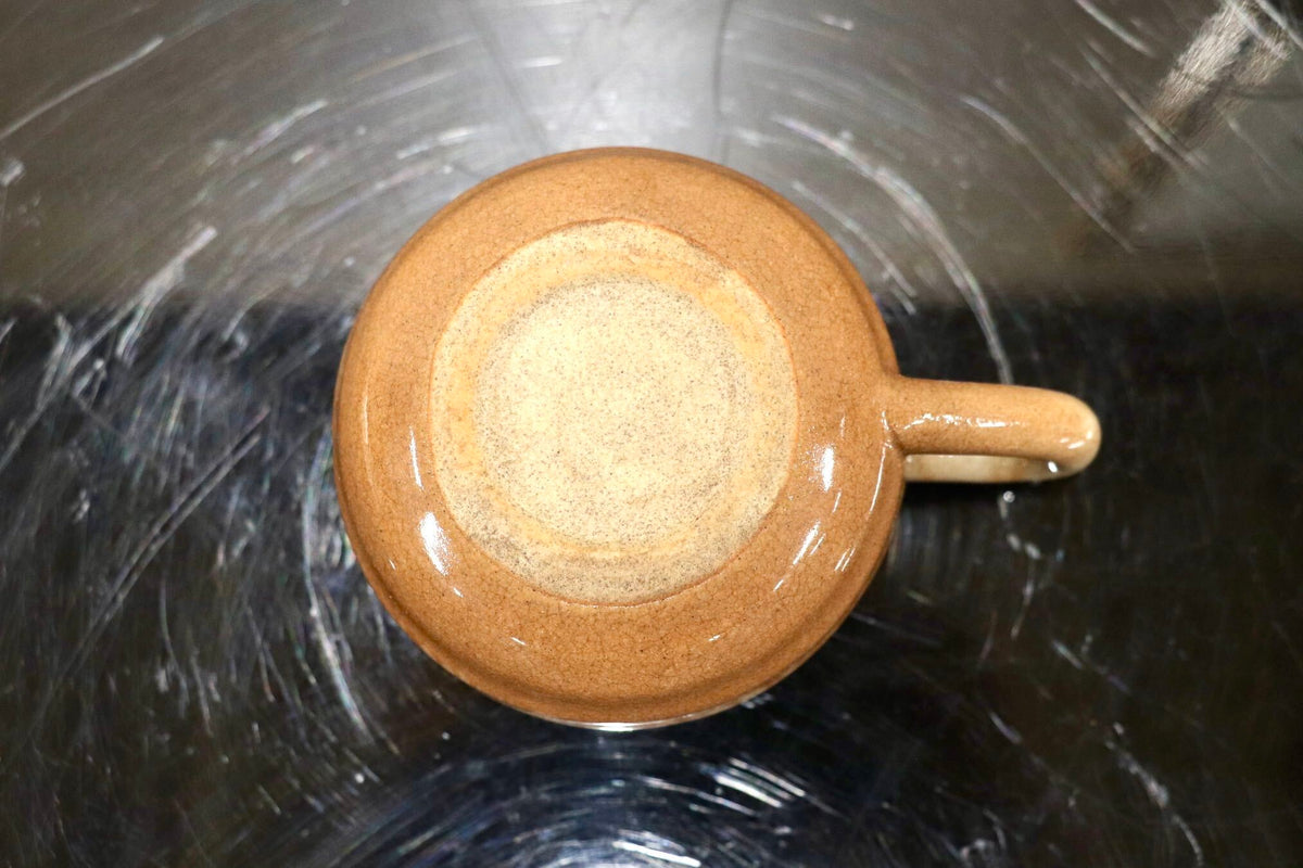 GMJH332AE◯萩焼 カップ ソーサー コーヒーカップ 珈琲碗皿 珈琲器 フリーカップ 小皿 和食器 陶器 在銘 和モダン