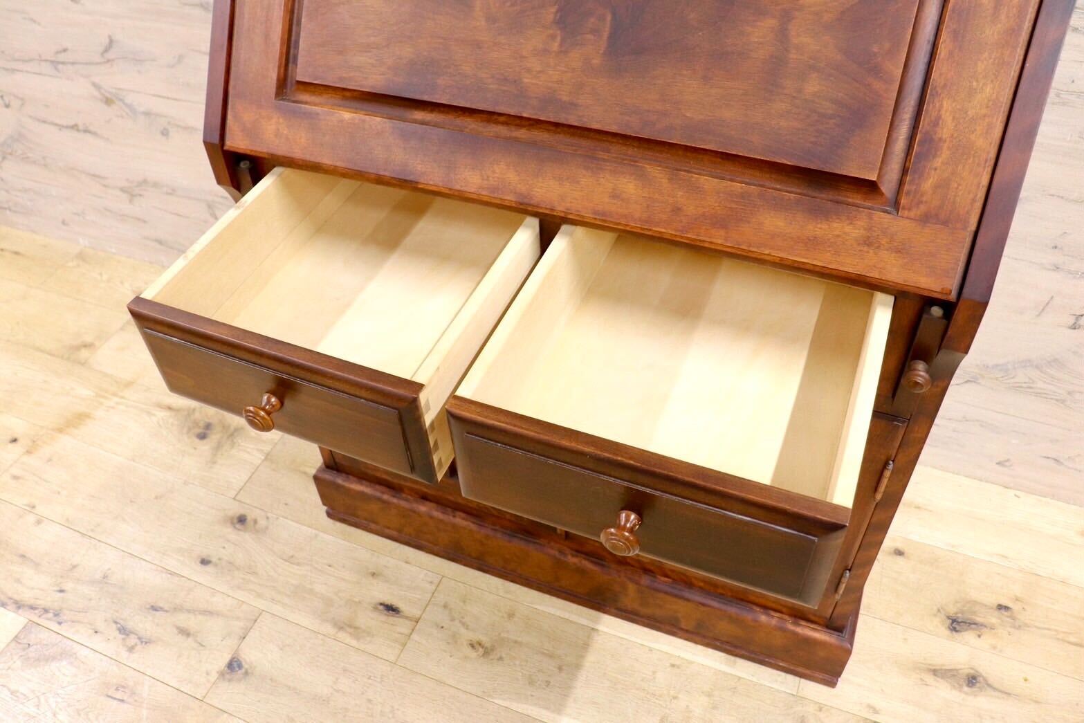 GMIS416○えぞ民芸家具 / 蝦夷民藝家具 ライティングビューロー デスク