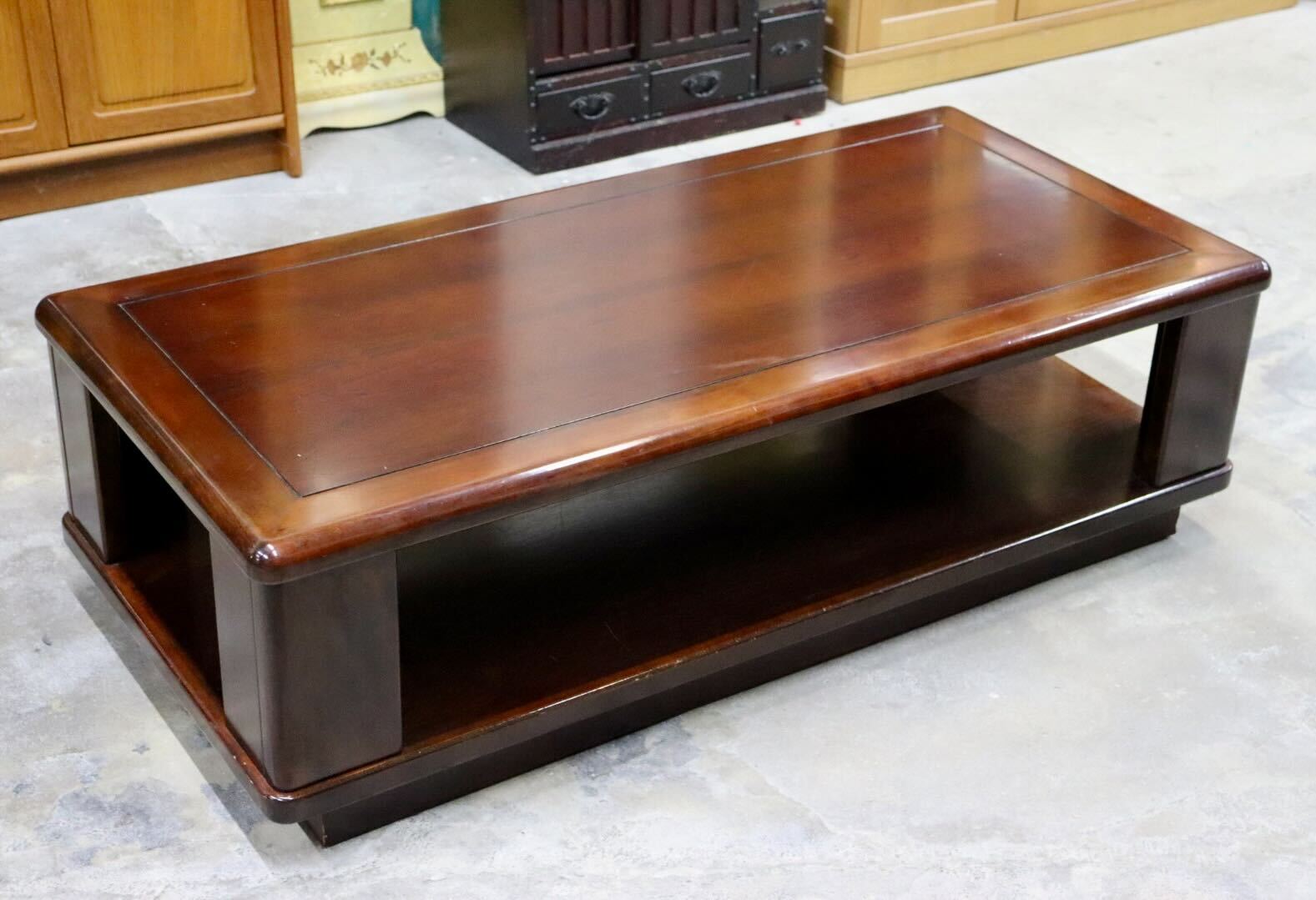 GMIK557A○karimoku / カリモク センターテーブル ローテーブル コーヒーテーブル 応接 ヴィンテージ オールドカリモク 国産家具