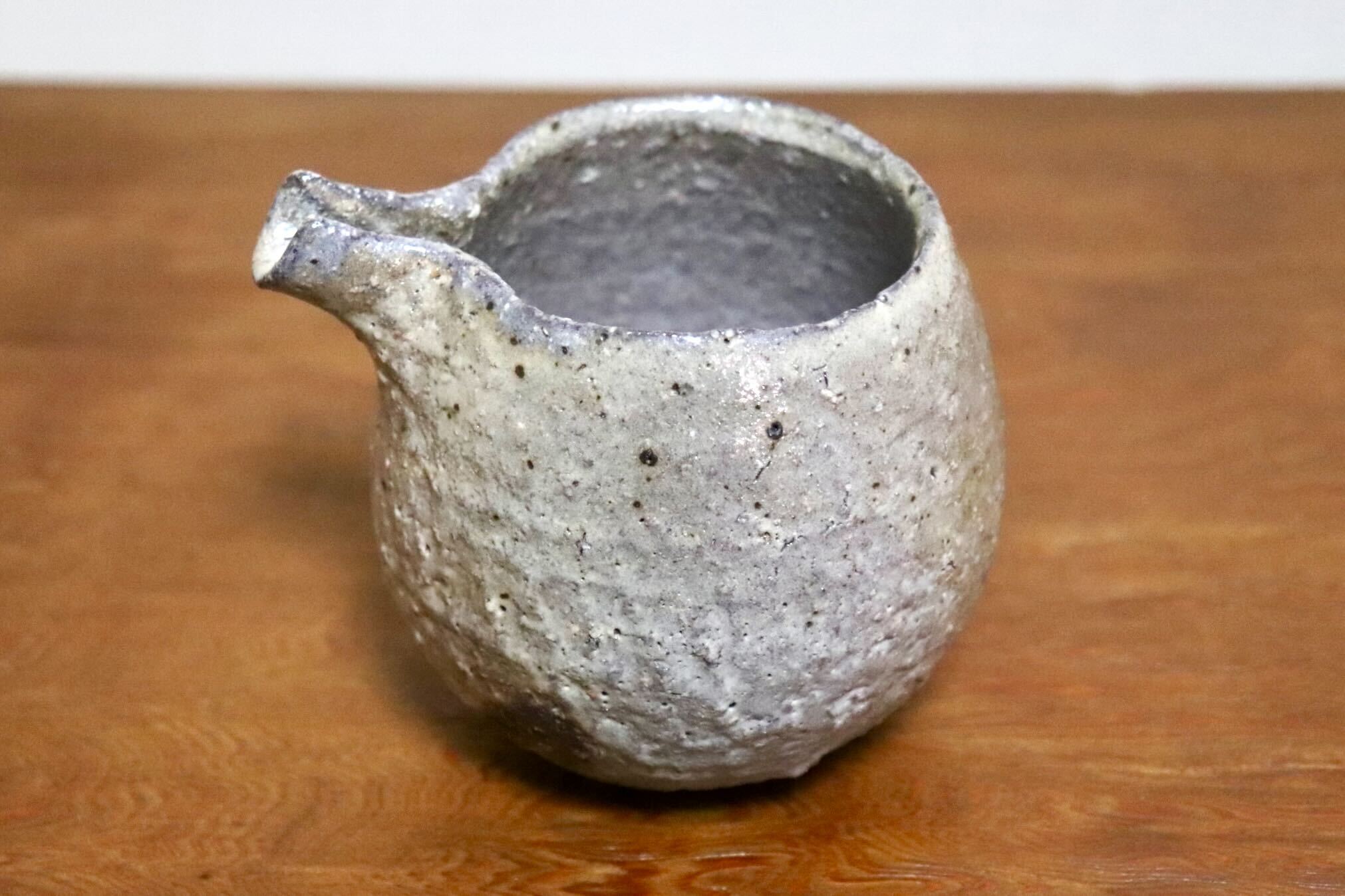 GMIO456D○千代市陶房 清水万佐年 丹波焼 片口 陶器 丹波篠山 伝統工芸 未使用