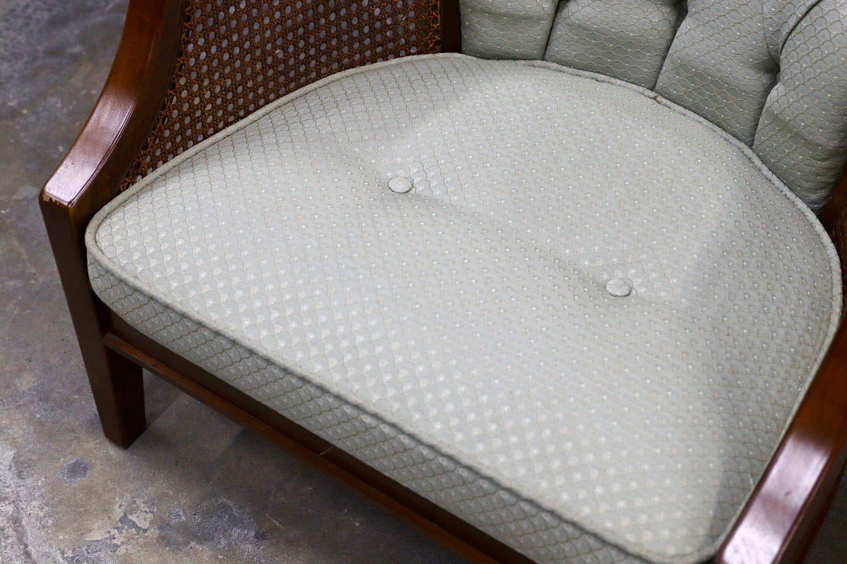 GMJS250A○三越家具 Brugge / ブルージュ COUNTRY HOUSE カントリーハウス ヴィンテージ シングルソファ ラタン 英国カントリー 稀少