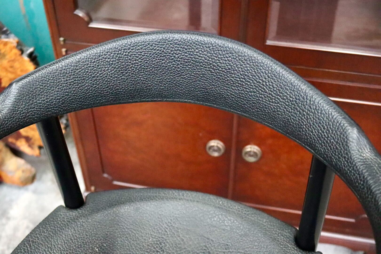 GMIS471G○レオナルド アームチェア カウンターチェア ブラック デザイナーズ 椅子 INTER-DECOR取扱い 検）Cassina Strassle Collection