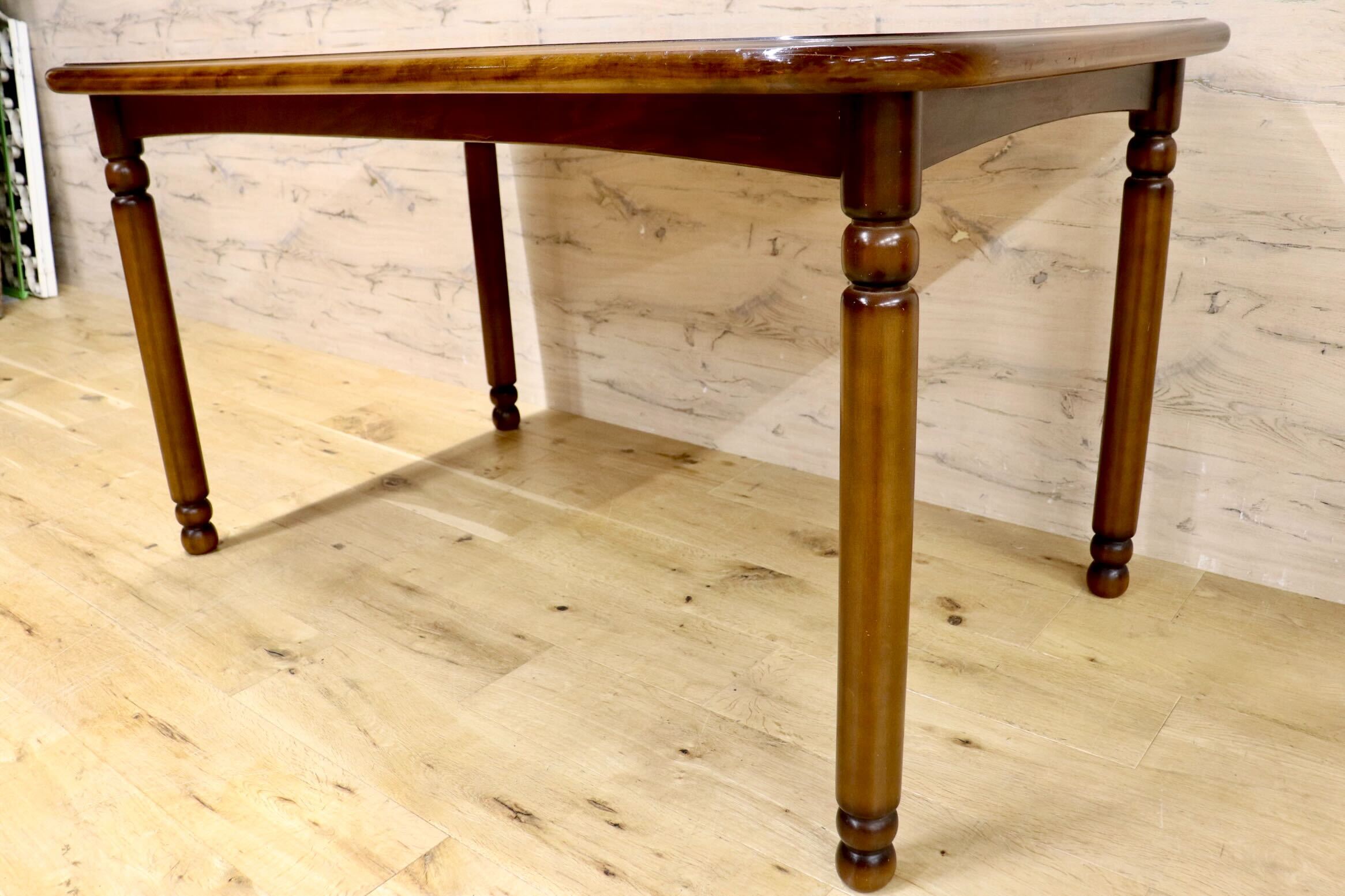 GMIH303○karimoku / カリモク オールドカリモク ダイニングテーブル 食卓テーブル 木製 ナチュラル ヴィンテージ 昭和レトロ 国産家具