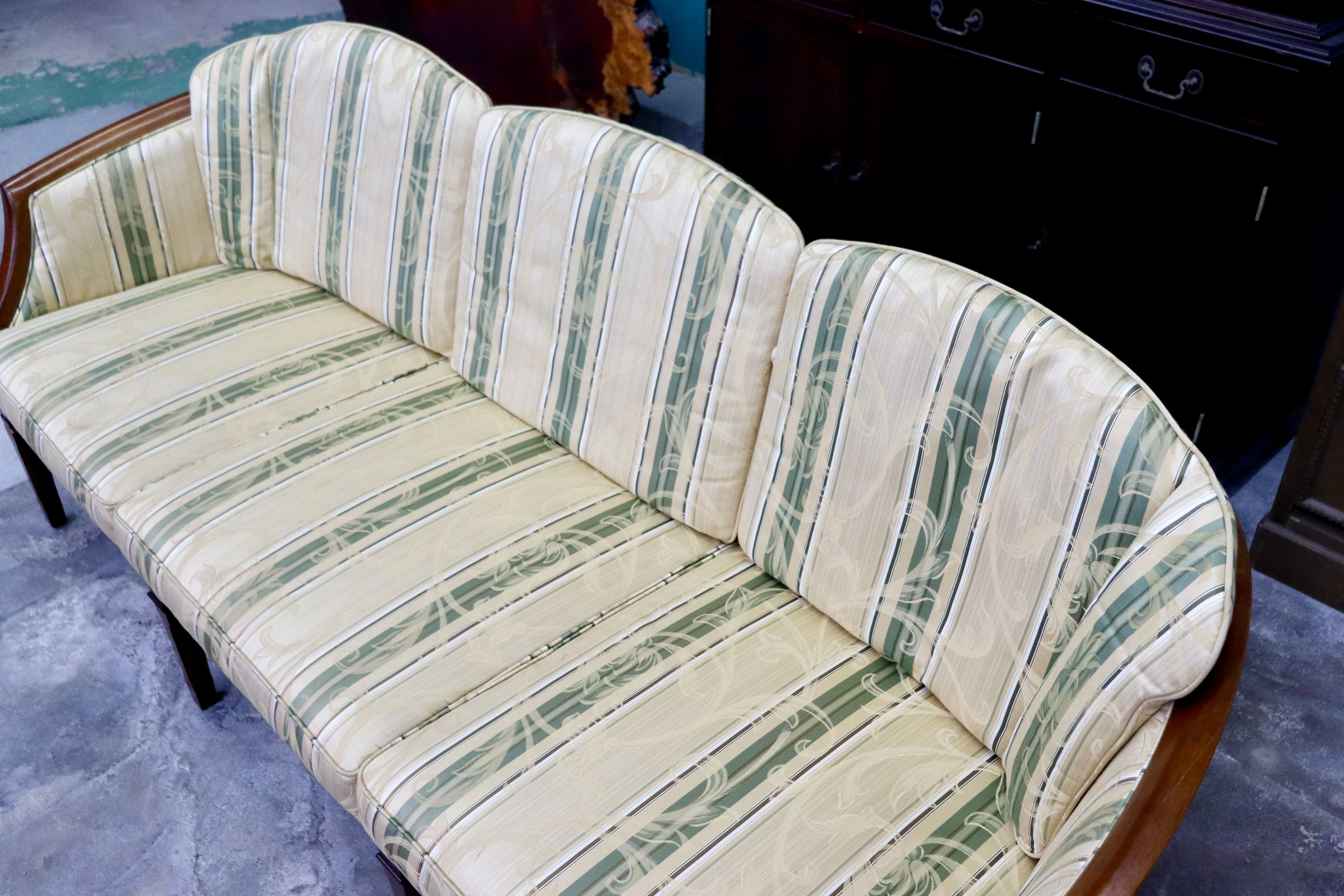 GMIK592○maruni / マルニ ニースⅡ 地中海 3人掛けソファ トリプルソファ 長椅子 ファブリック ヨーロピアン クラシック 定価約32万