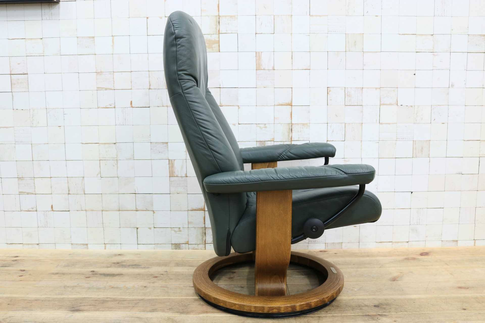 GMIN3〇EKORNES / エコーネス ストレスレス リクライニングチェア コンサル 本革 北欧 ノルウェー 椅子 シングルソファ
