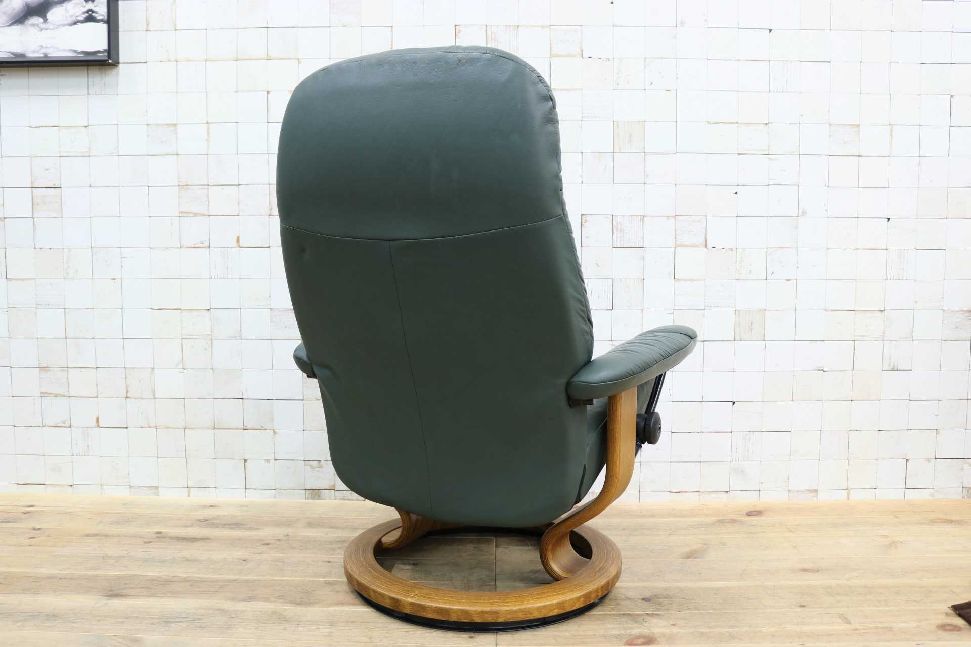 GMIN3〇EKORNES / エコーネス ストレスレス リクライニングチェア コンサル 本革 北欧 ノルウェー 椅子 シングルソファ