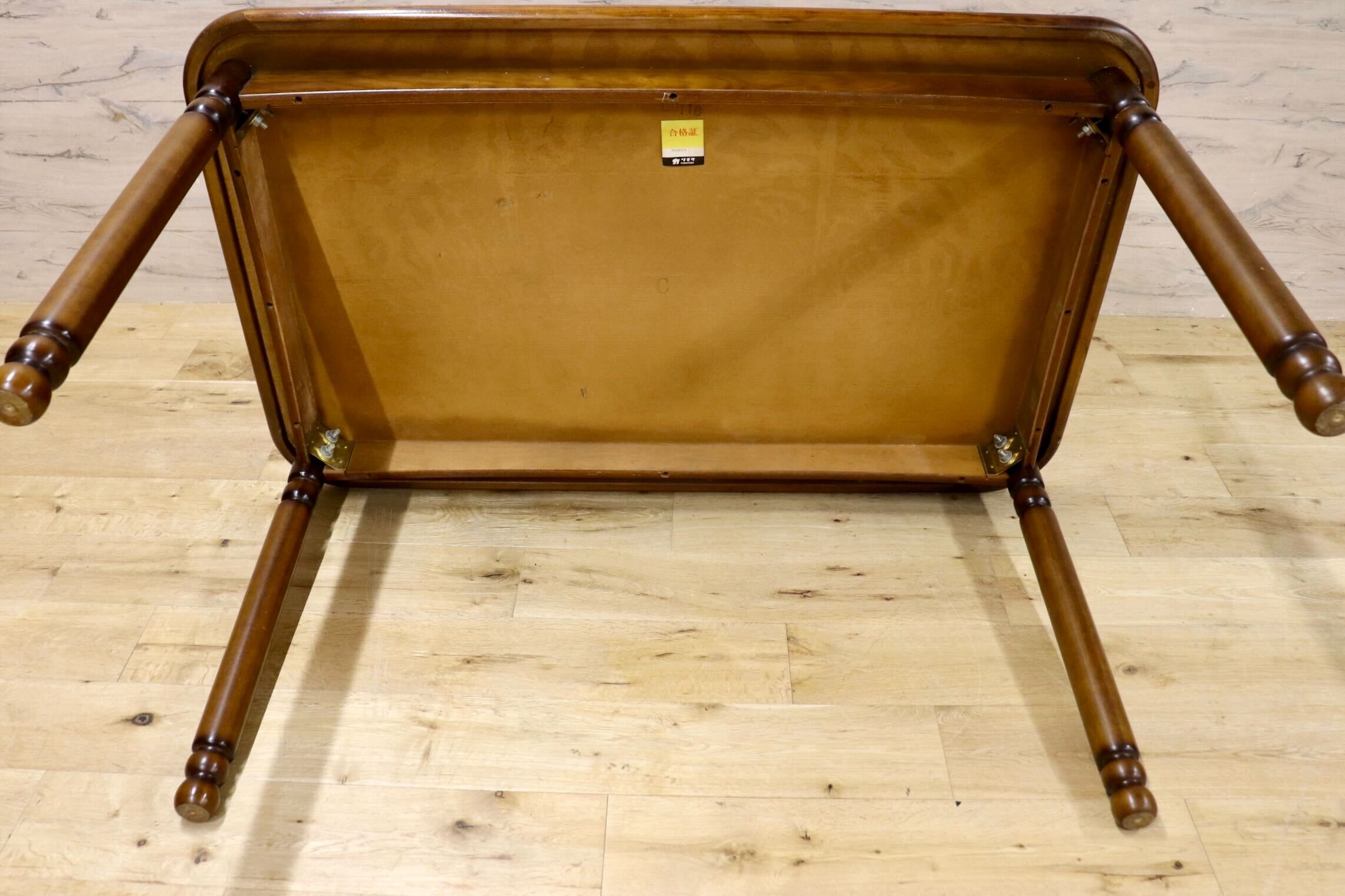 GMIH303○karimoku / カリモク オールドカリモク ダイニングテーブル 食卓テーブル 木製 ナチュラル ヴィンテージ 昭和レトロ 国産家具