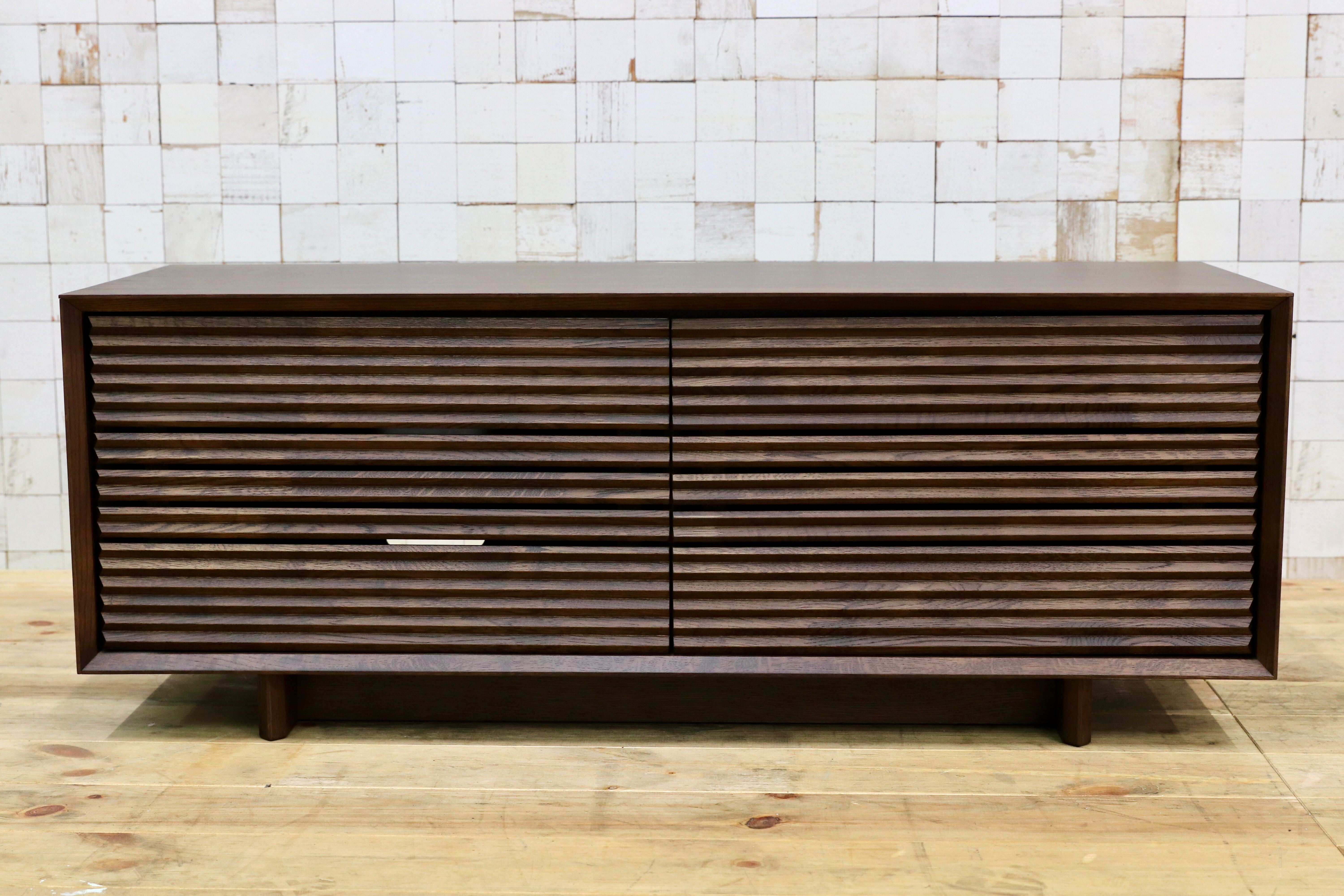 Guide-Maker ○ オーク×ウォールナット 無垢材 TVボード リビング Guide-Maker ○ オーク×ウォールナット 無垢材 TVボード リビング TVボード