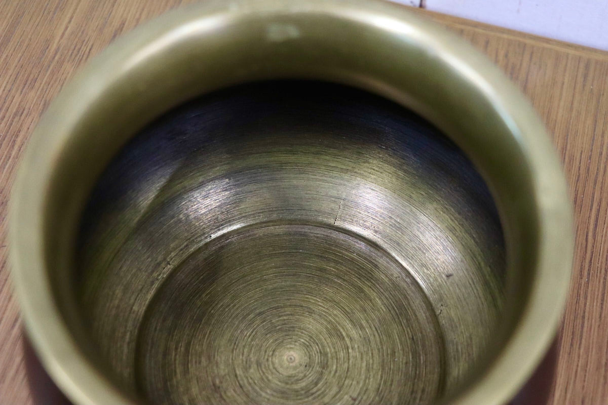 GMJK257H〇唐銅 建水 茶道 茶道具 茶器 袋形 茶道具 古道具