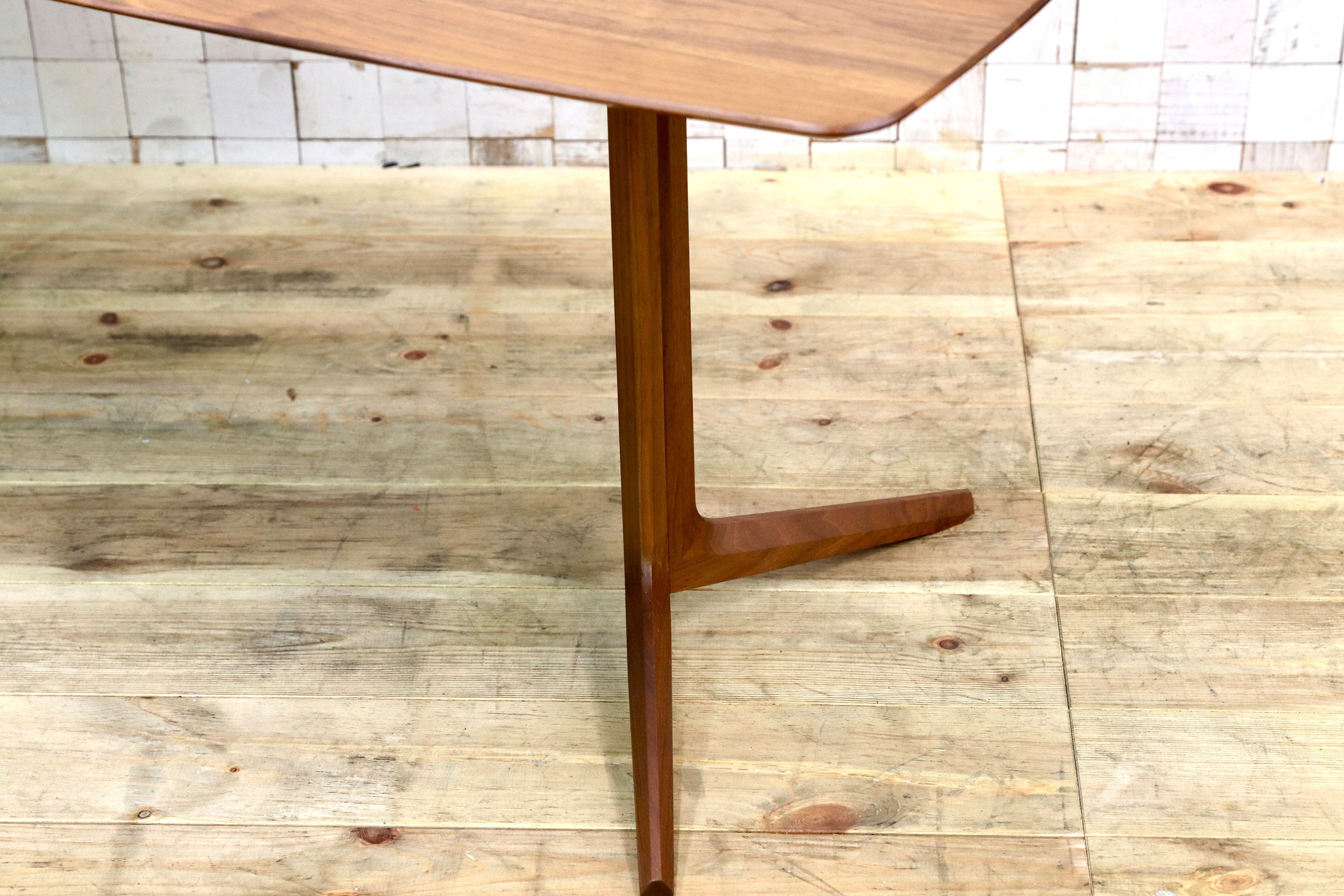 GMIS293○冨士ファニチア / FUJI FURNITURE Perche Living Table ペルシェ リビングテーブル ウォールナット材 カフェテーブル 定価19万