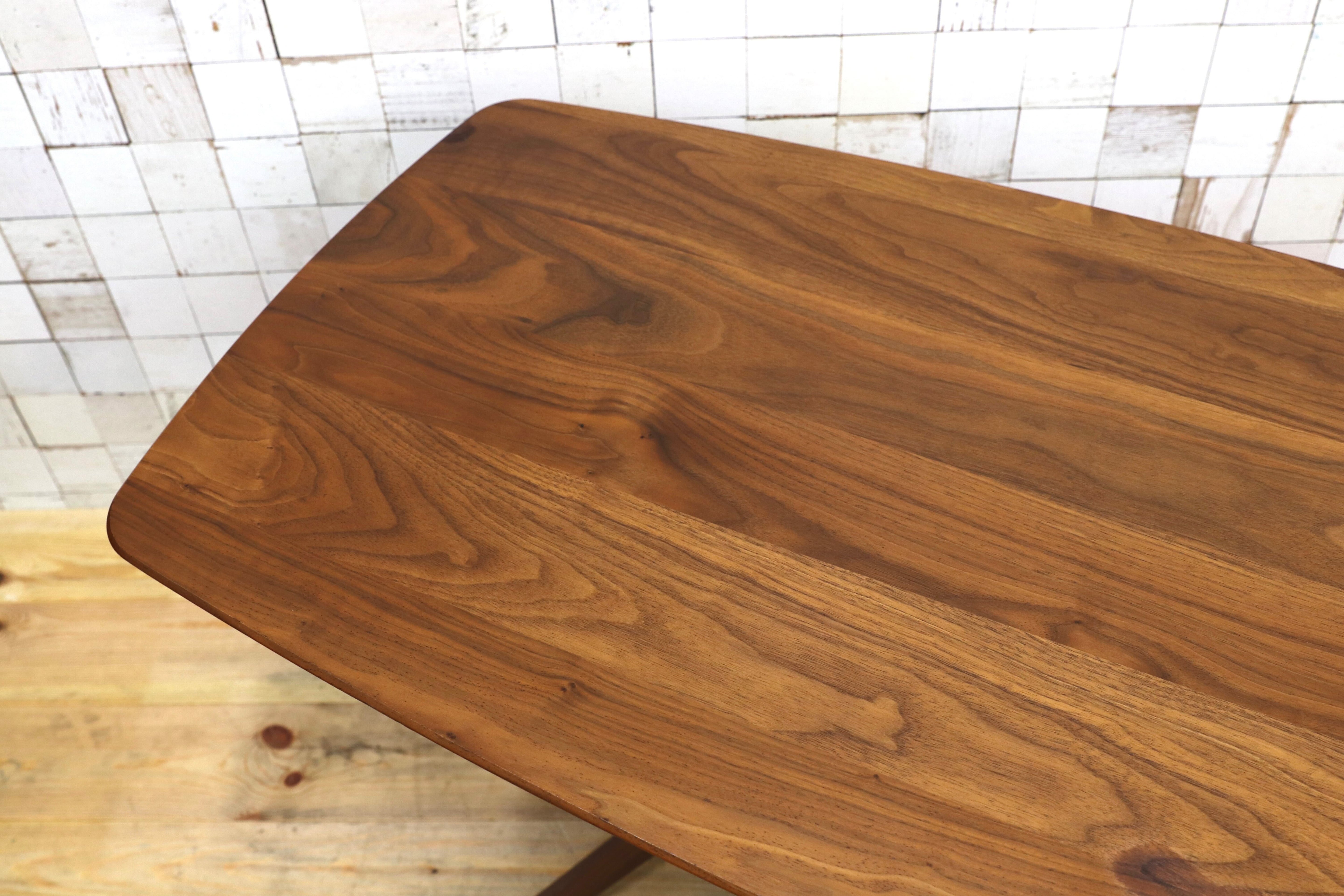 GMIS293○冨士ファニチア / FUJI FURNITURE Perche Living Table ペルシェ リビングテーブル ウォールナット材 カフェテーブル 定価19万