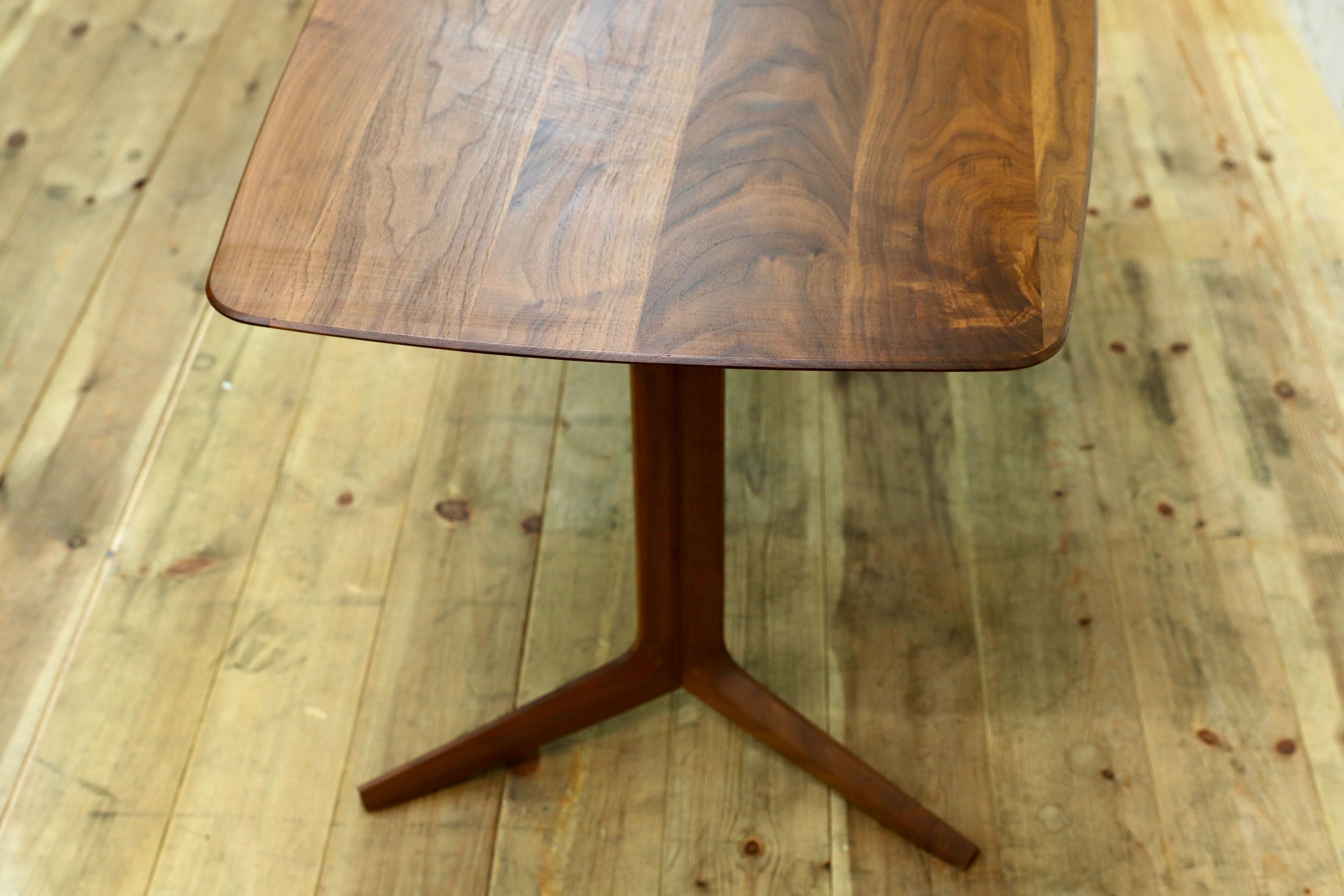 GMIS293○冨士ファニチア / FUJI FURNITURE Perche Living Table ペルシェ リビングテーブル ウォールナット材 カフェテーブル 定価19万