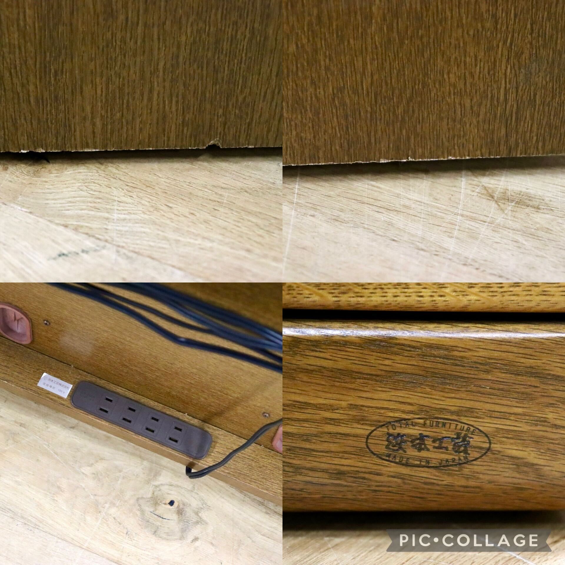 浜本工芸 机 書斎用 アンティーク家具 重厚感あり ナラ材 浜本工芸 机 書斎用 アンティーク家具 重厚感あり ナラ材 書斎デスク｜製品