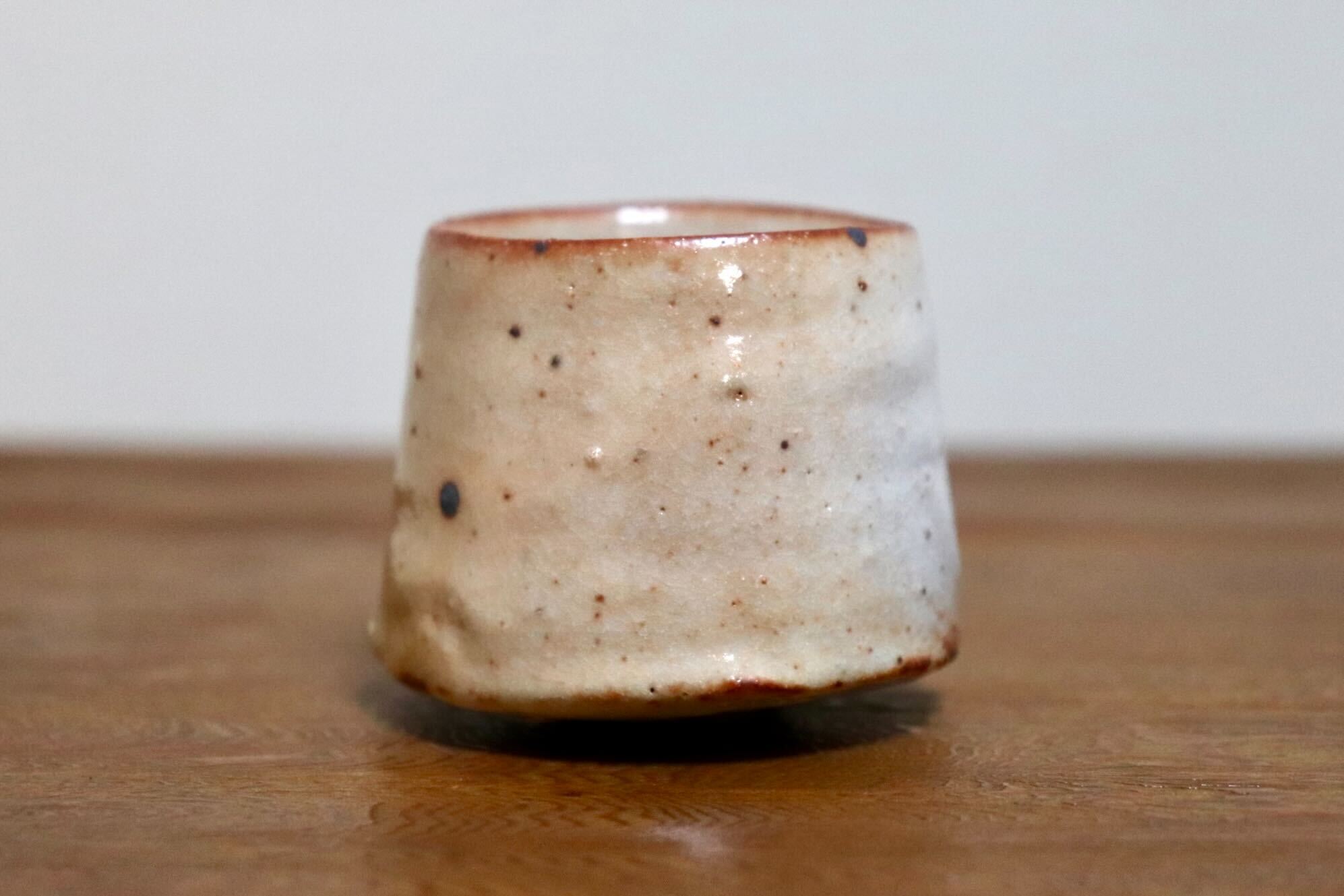 GMIO437B○千代市陶房 清水万佐年 丹波焼 ぐい呑み 酒器 陶器 丹波篠山 伝統工芸 未使用