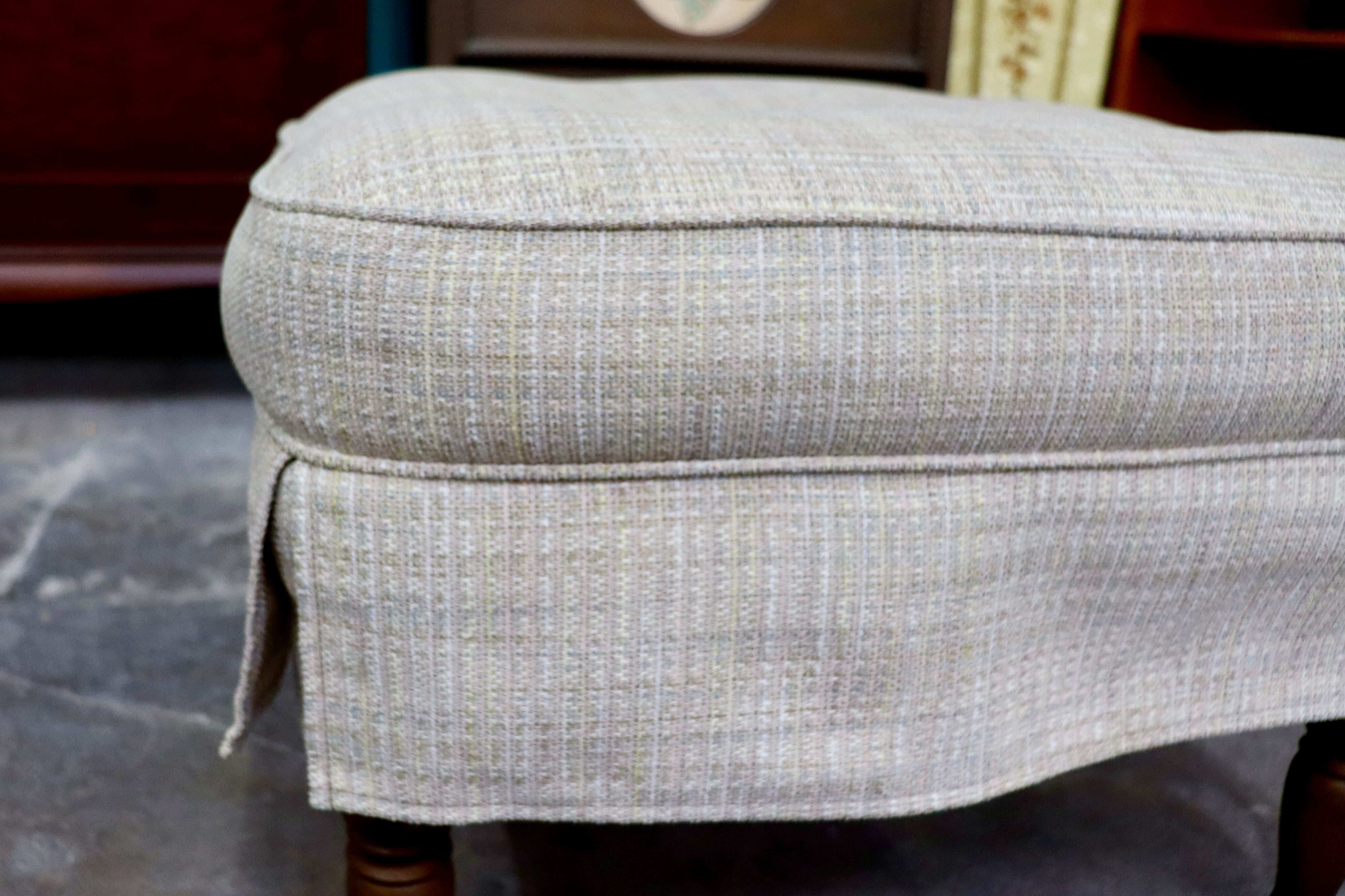 GMIH316B○飛騨産業 / HIDA キツツキ 穂高 スツール オットマン 椅子 ファブリック アンティーク カントリー ヴィンテージ