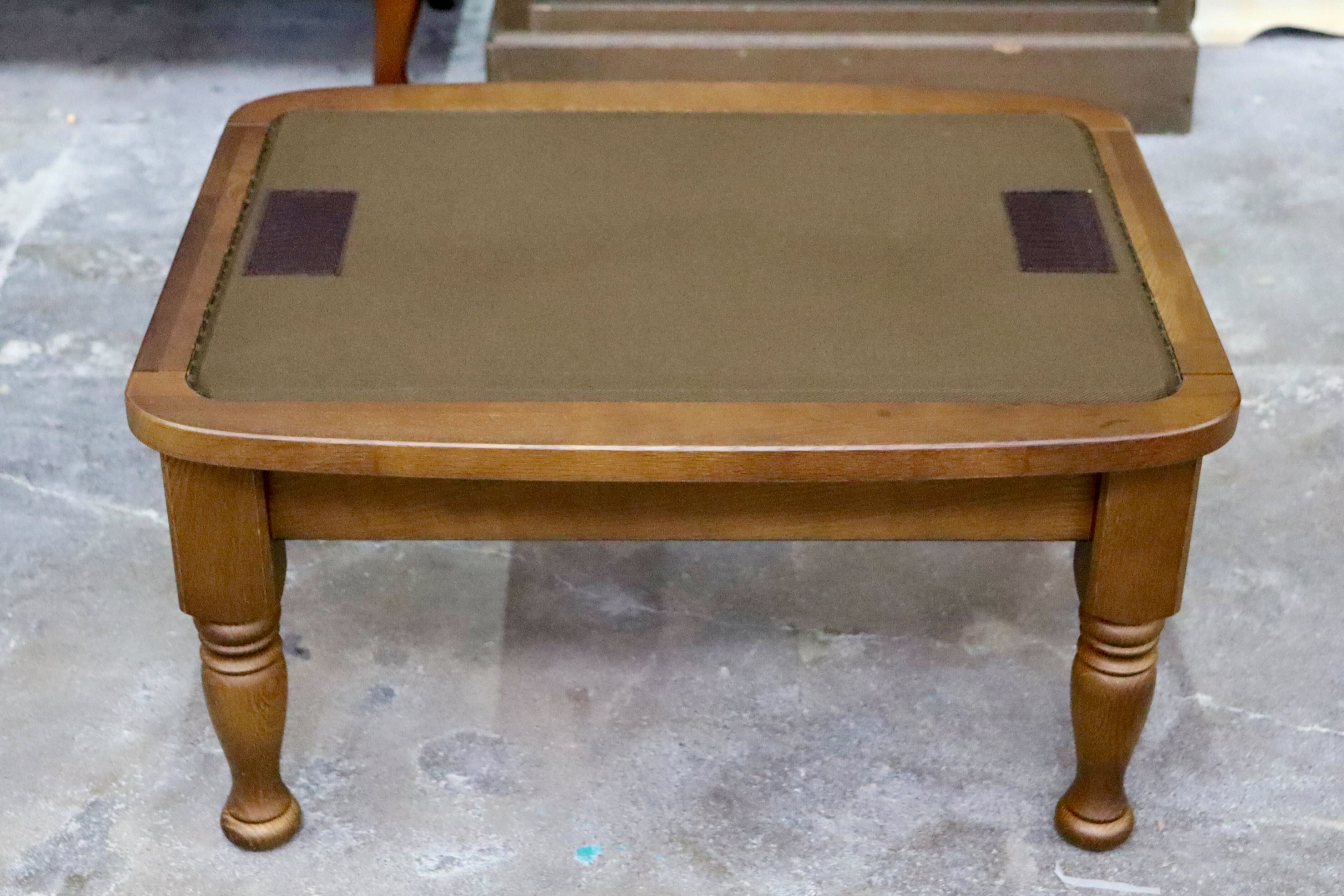 GMIH316B○飛騨産業 / HIDA キツツキ 穂高 スツール オットマン 椅子 ファブリック アンティーク カントリー ヴィンテージ