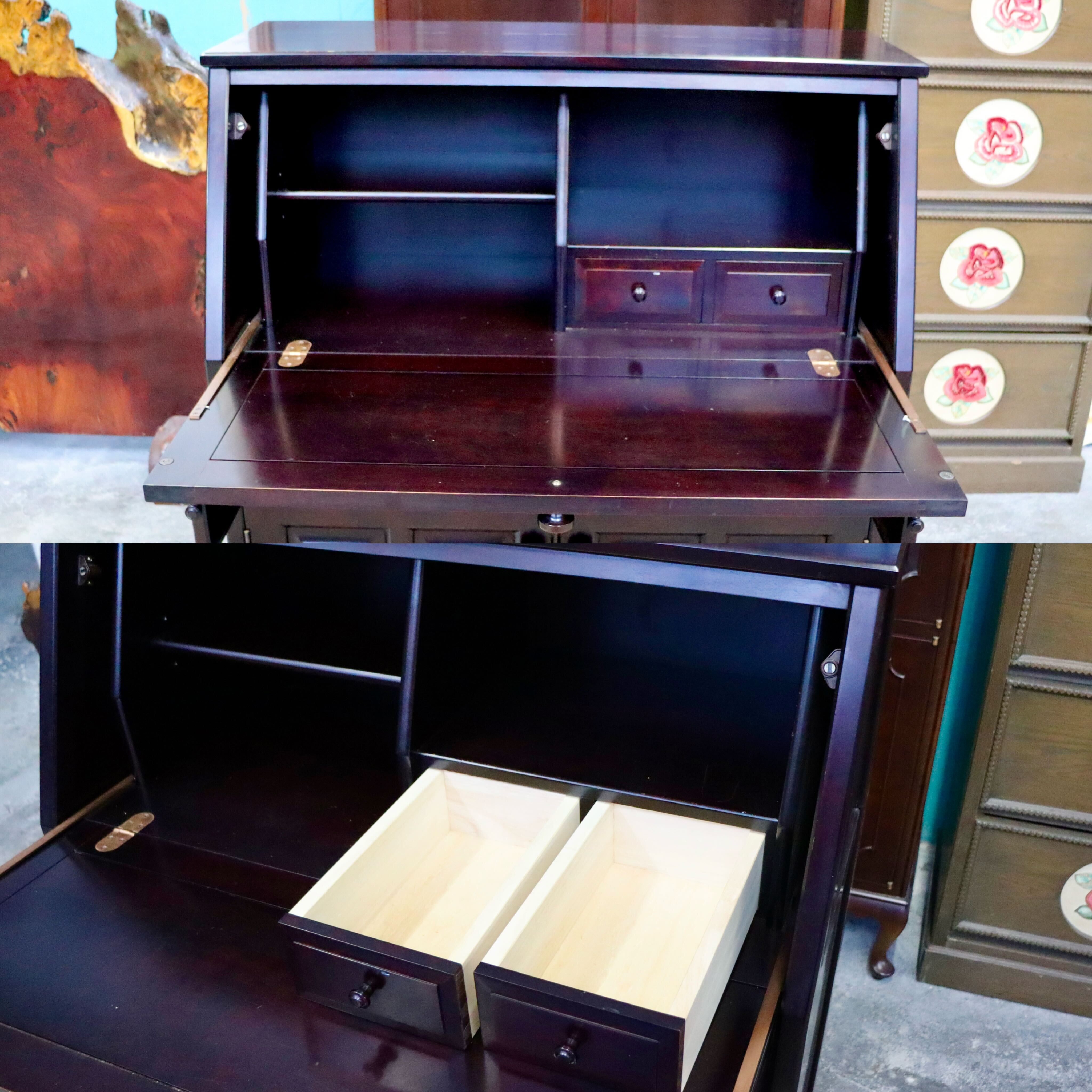 GMIS363○ライティングビューロー デスク 化粧台 書斎机 学習机 クラシック モダン レトロ 古民家 和家具 家具のいまだ