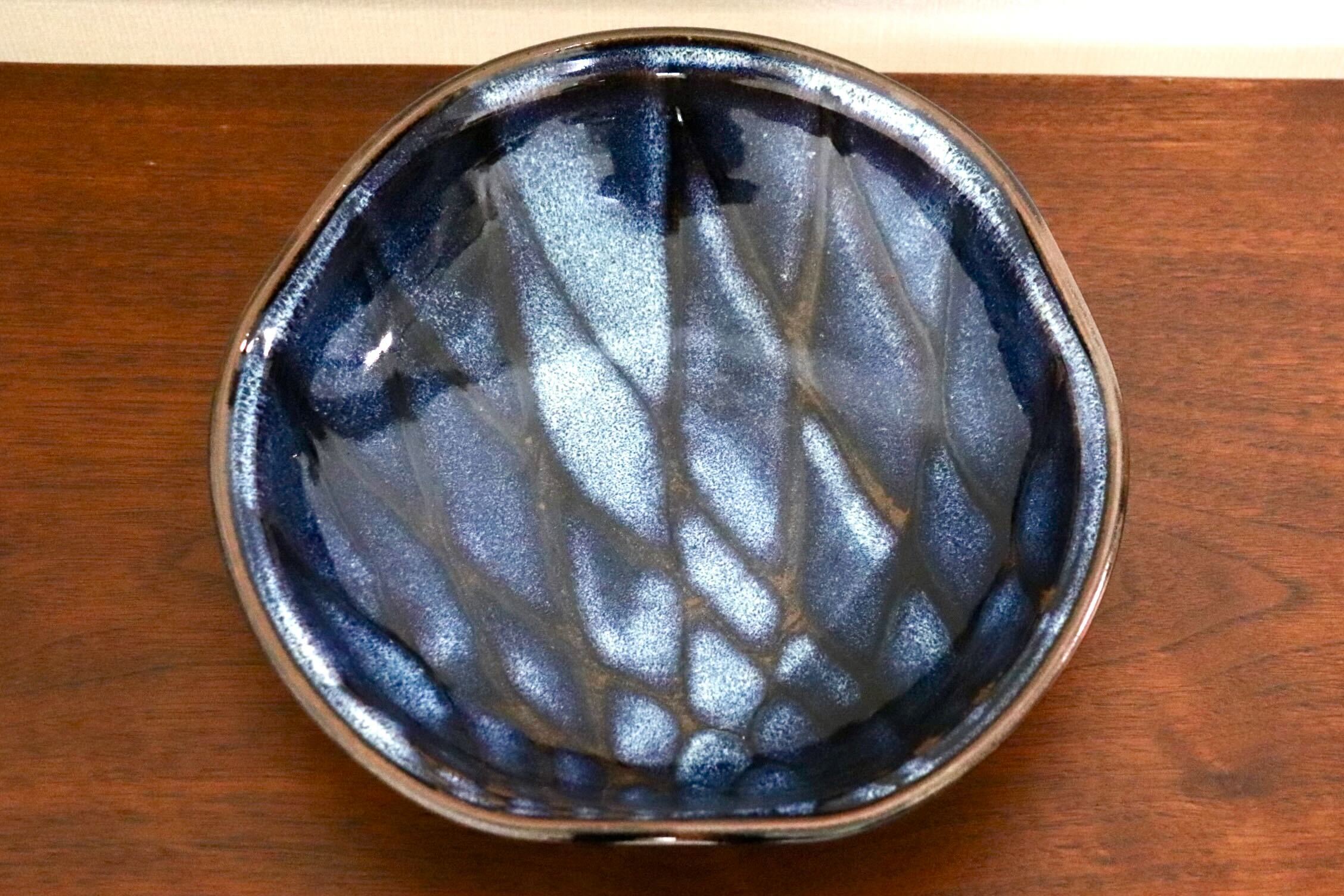 GMIO330○陶勝窯 丹波焼 網目鉢 市野勝 市野勝磯 陶器 工芸品 丹波篠山 未使用