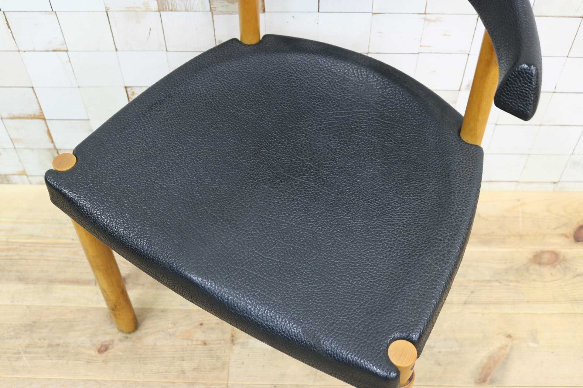 GMIN7O〇Cassina / カッシーナ レオナルドチェア ダイニングチェア Strassle collection社 スイス 椅子 ブラック 北欧スタイル モダン