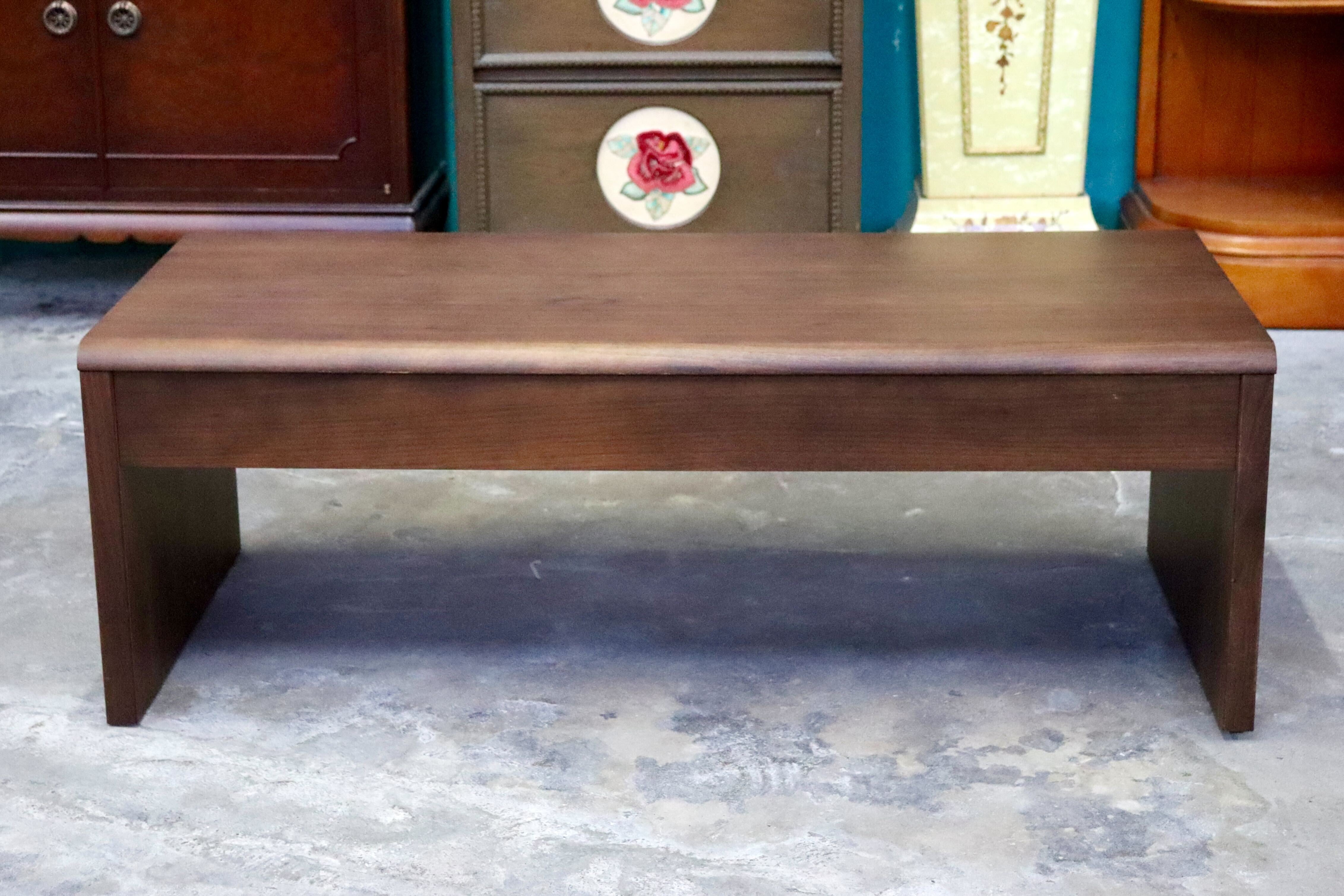 GMIH322○MORITA / モリタインテリア センターテーブル 文机 和家具 和モダン 木製 国産家具 アンティーク ヴィンテージ レトロ