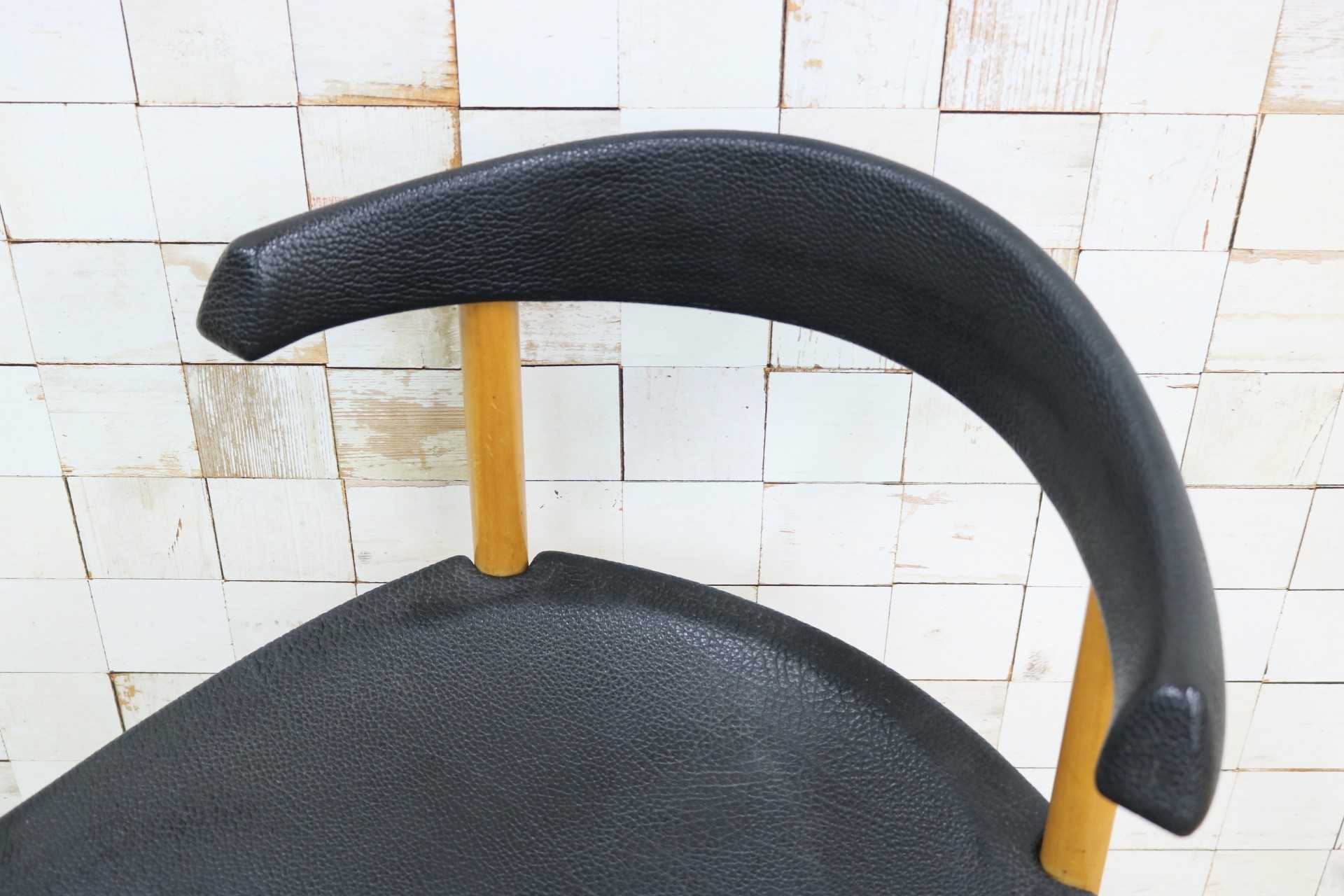 GMIN7S〇Cassina / カッシーナ レオナルドチェア ダイニングチェア Strassle collection社 スイス 椅子 ブラック 北欧スタイル モダン