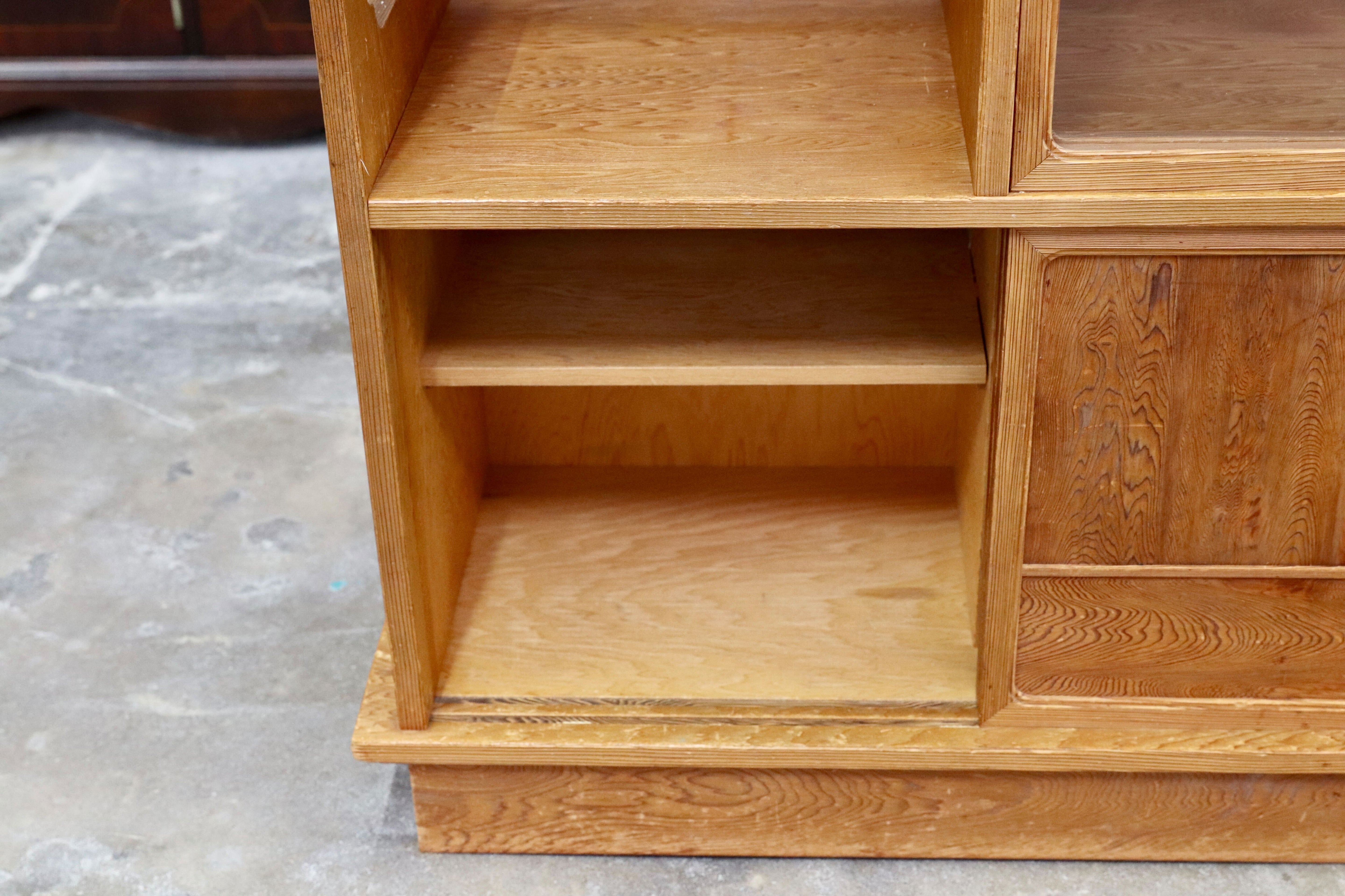 GMIK551○世界遺産屋久杉 茶棚 飾り棚 サイドボード リビングボード 和家具