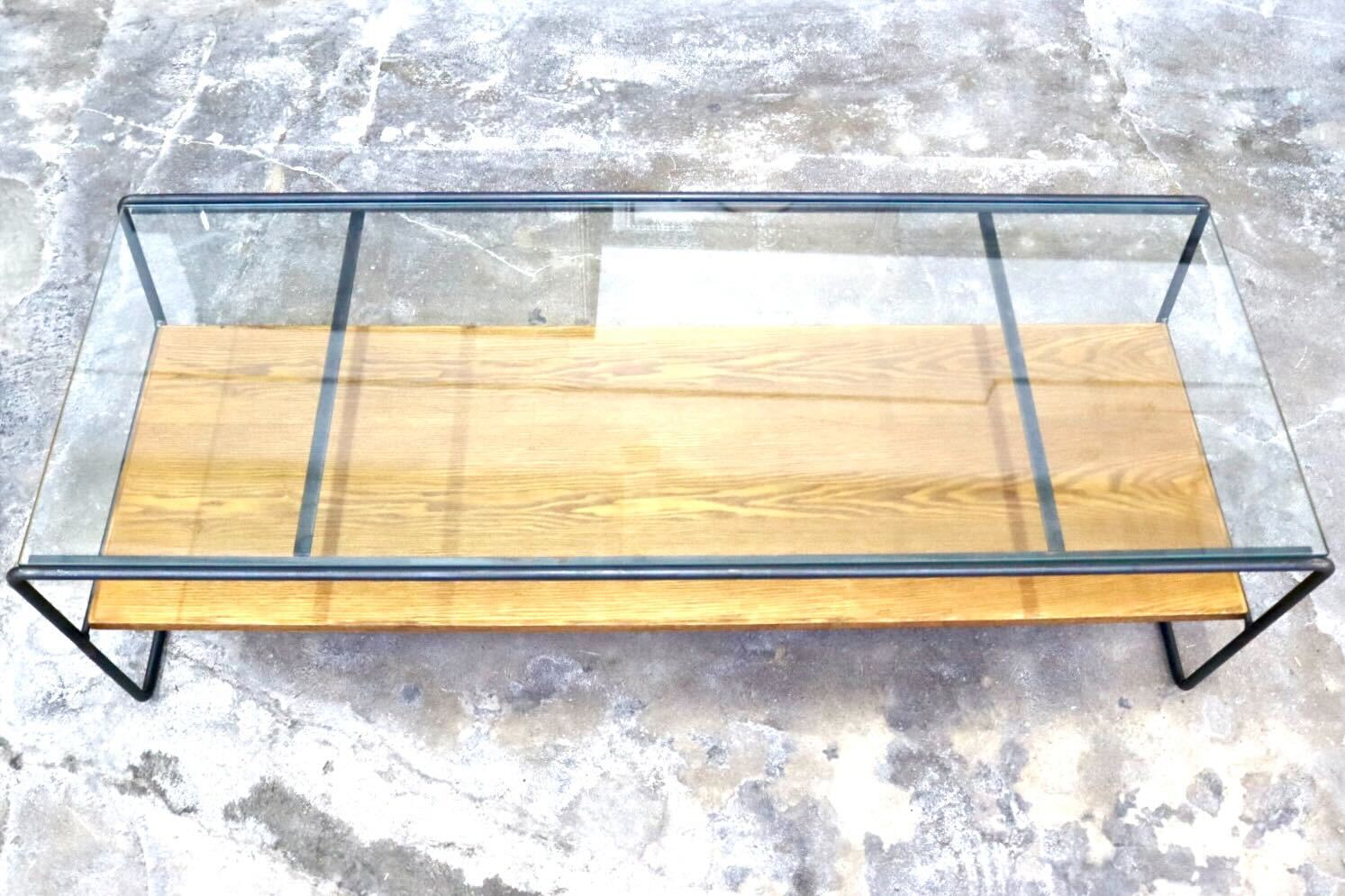 GMIH405○a.depeche / アデペシュ socph ソコフ センターテーブル ローテーブル 机 スチールフレーム ガラス リビング モダン