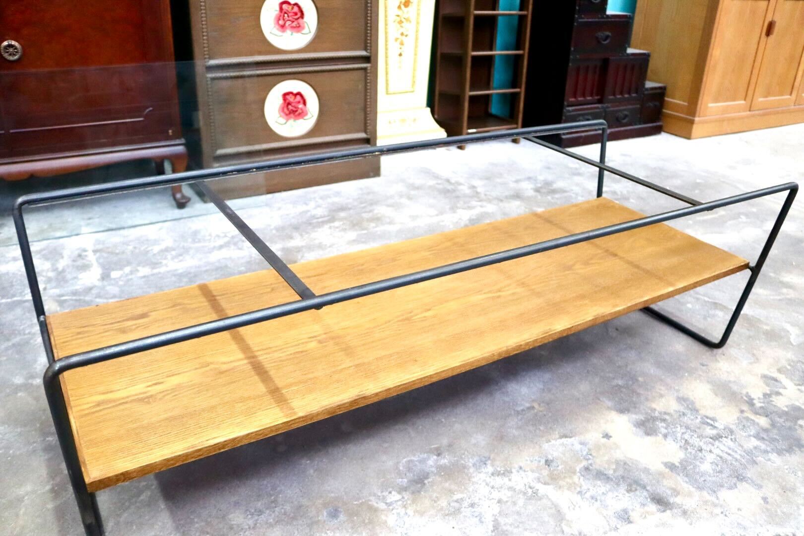 GMIH405○a.depeche / アデペシュ socph ソコフ センターテーブル ローテーブル 机 スチールフレーム ガラス リビング モダン