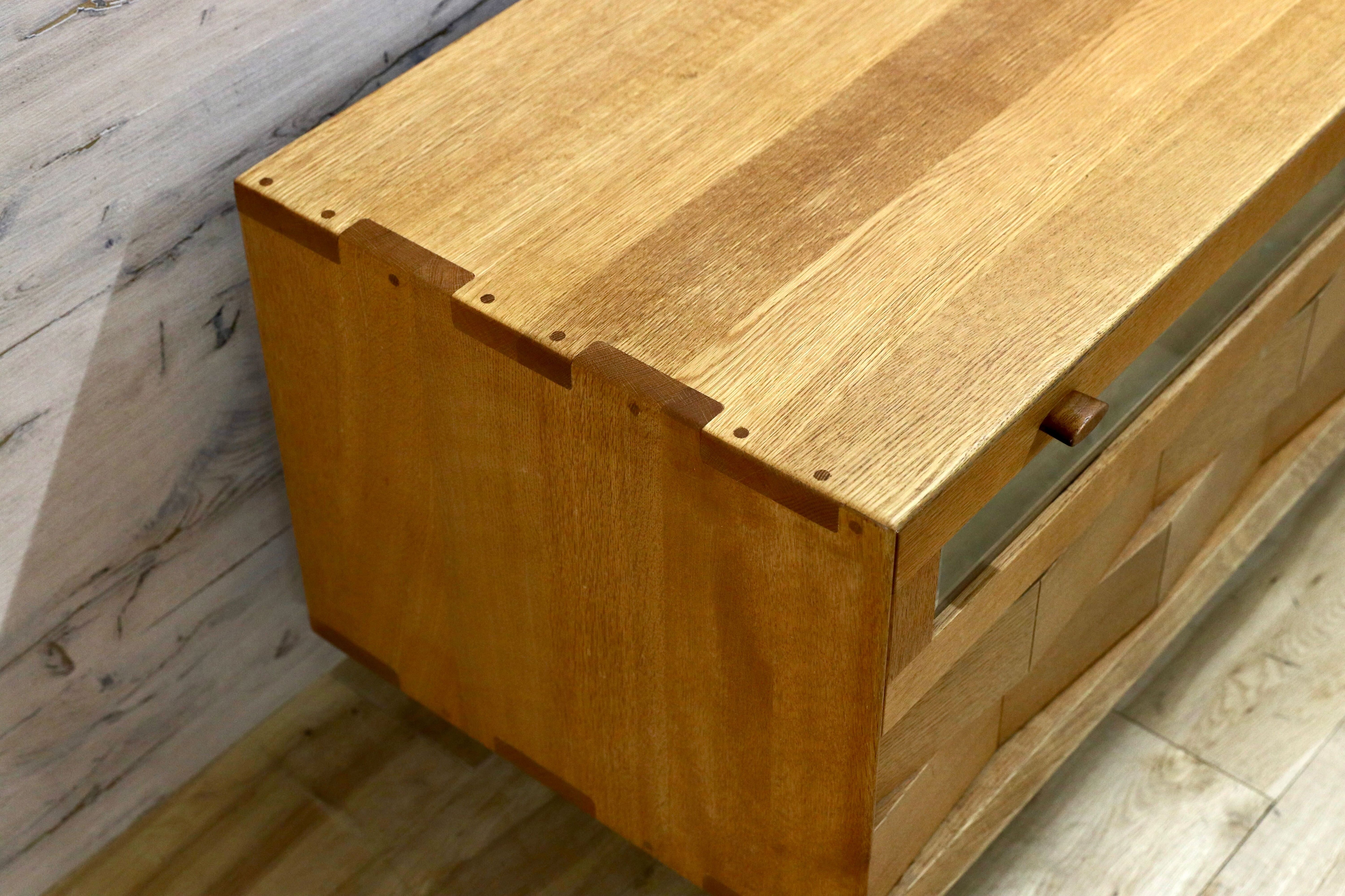 GMIH127○久和屋 / KUWAYA スカンディック SCANDECK AVボード 105 ナラ無垢材 北欧スタイル 国産 検）アクタス