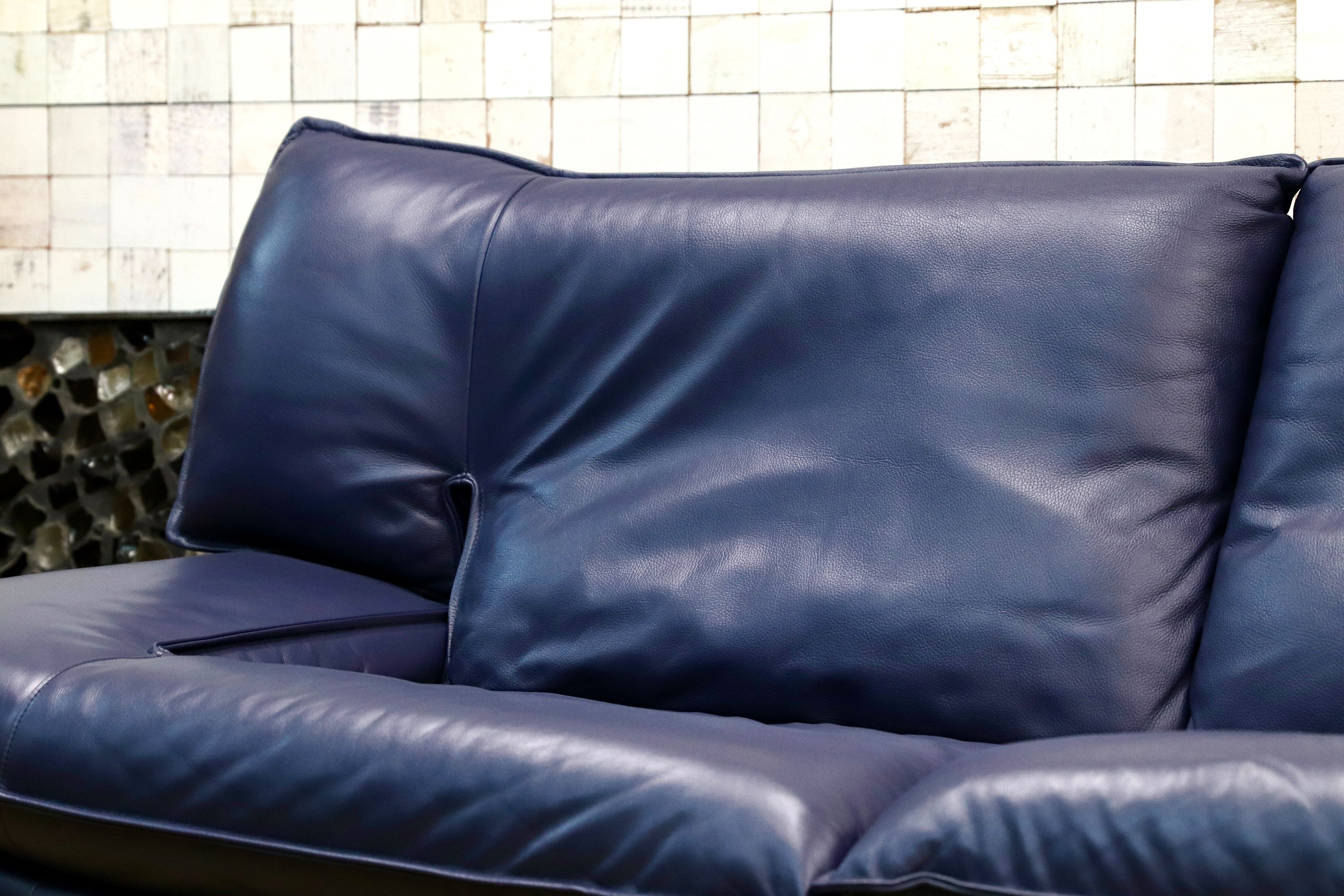 GMIS276B○NICOLETTI / ニコレッティ Dream 3人掛けソファ トリプルソファ イタリアモダン 約63万 本革 レザー