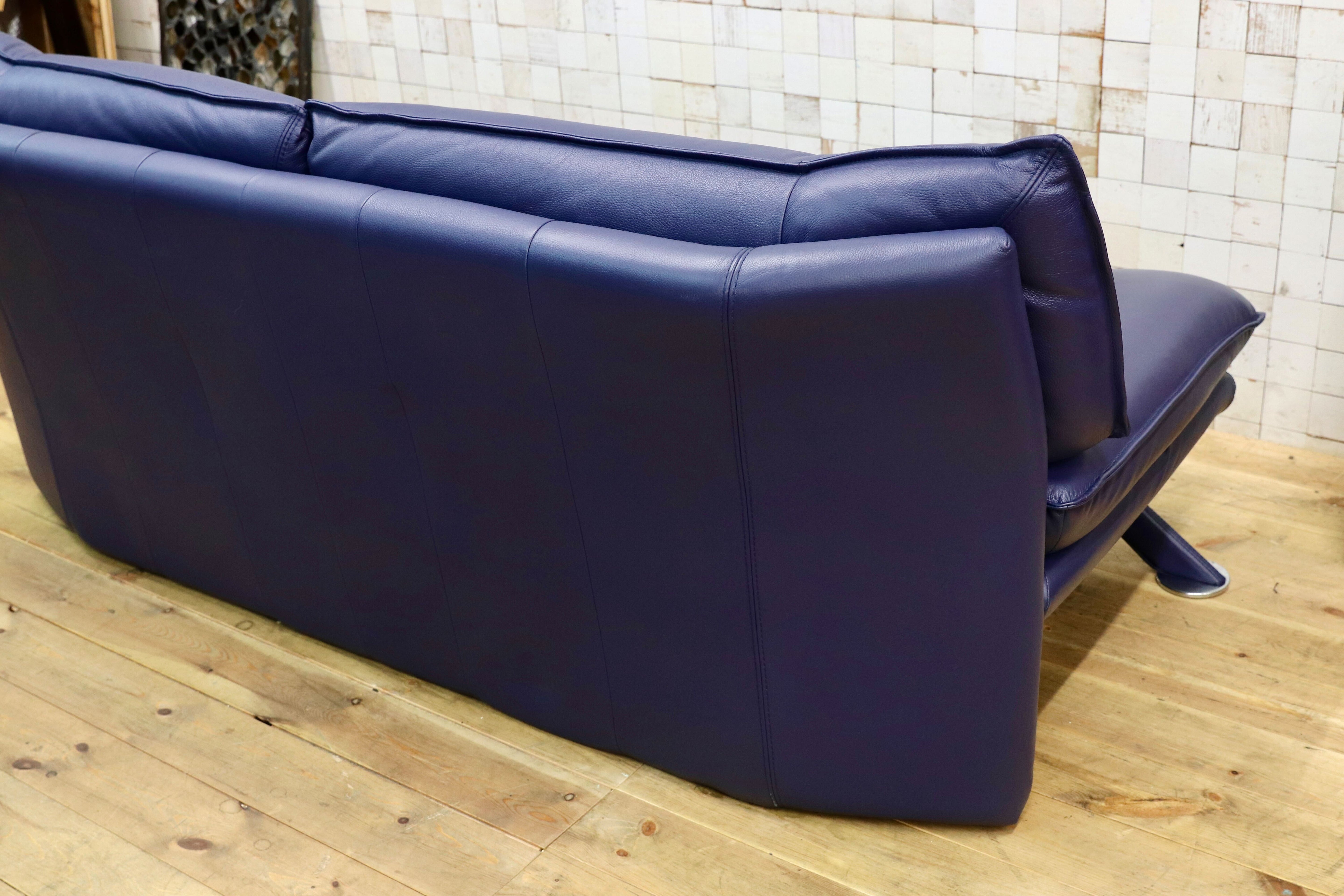 GMIS276B○NICOLETTI / ニコレッティ Dream 3人掛けソファ トリプルソファ イタリアモダン 約63万 本革 レザー