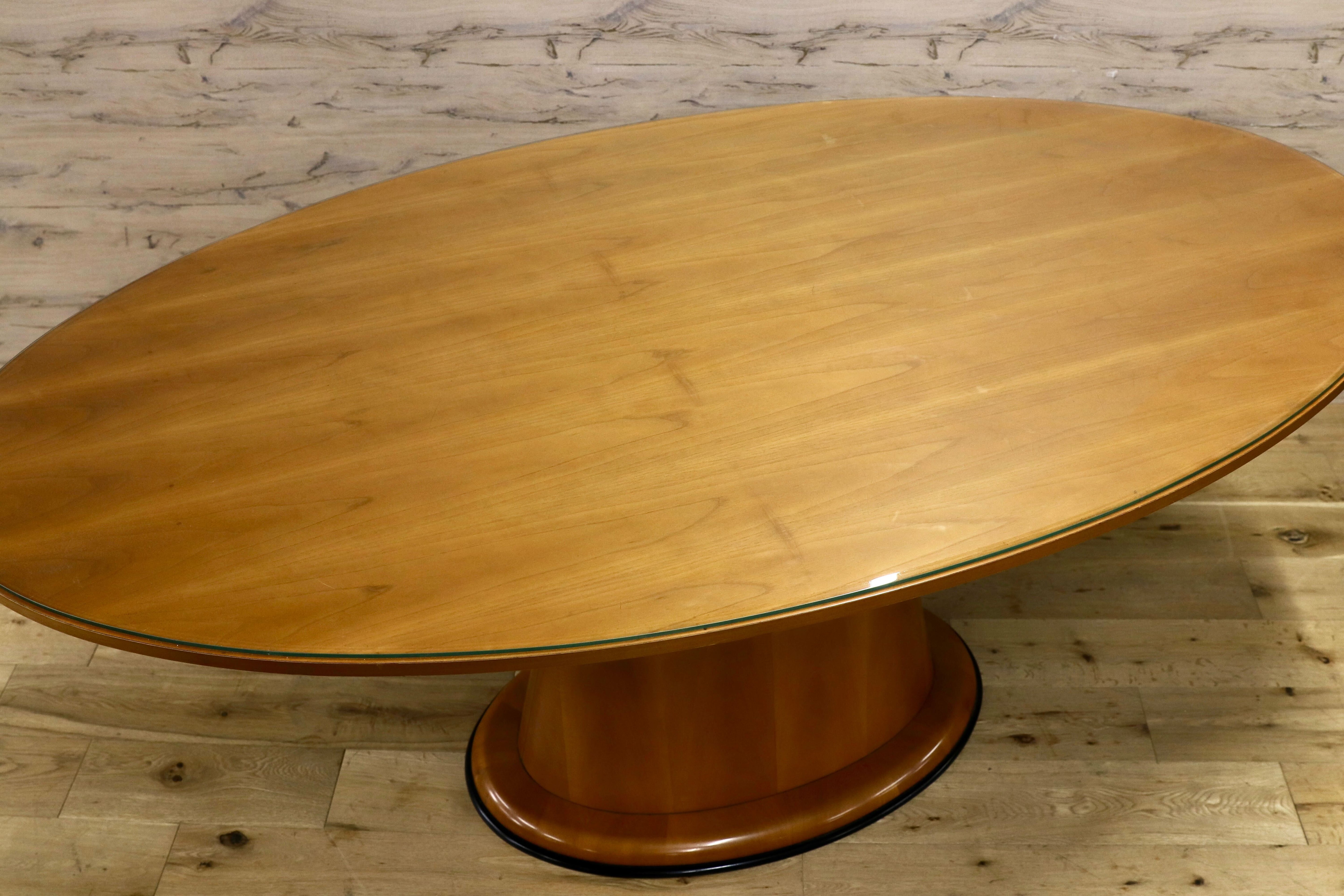 GMIH242○IDC大塚家具 イタリア製 輸入家具 ダイニングテーブル 食卓テーブル チェリー材 イタリアモダン 検）Moletta Carpanelli
