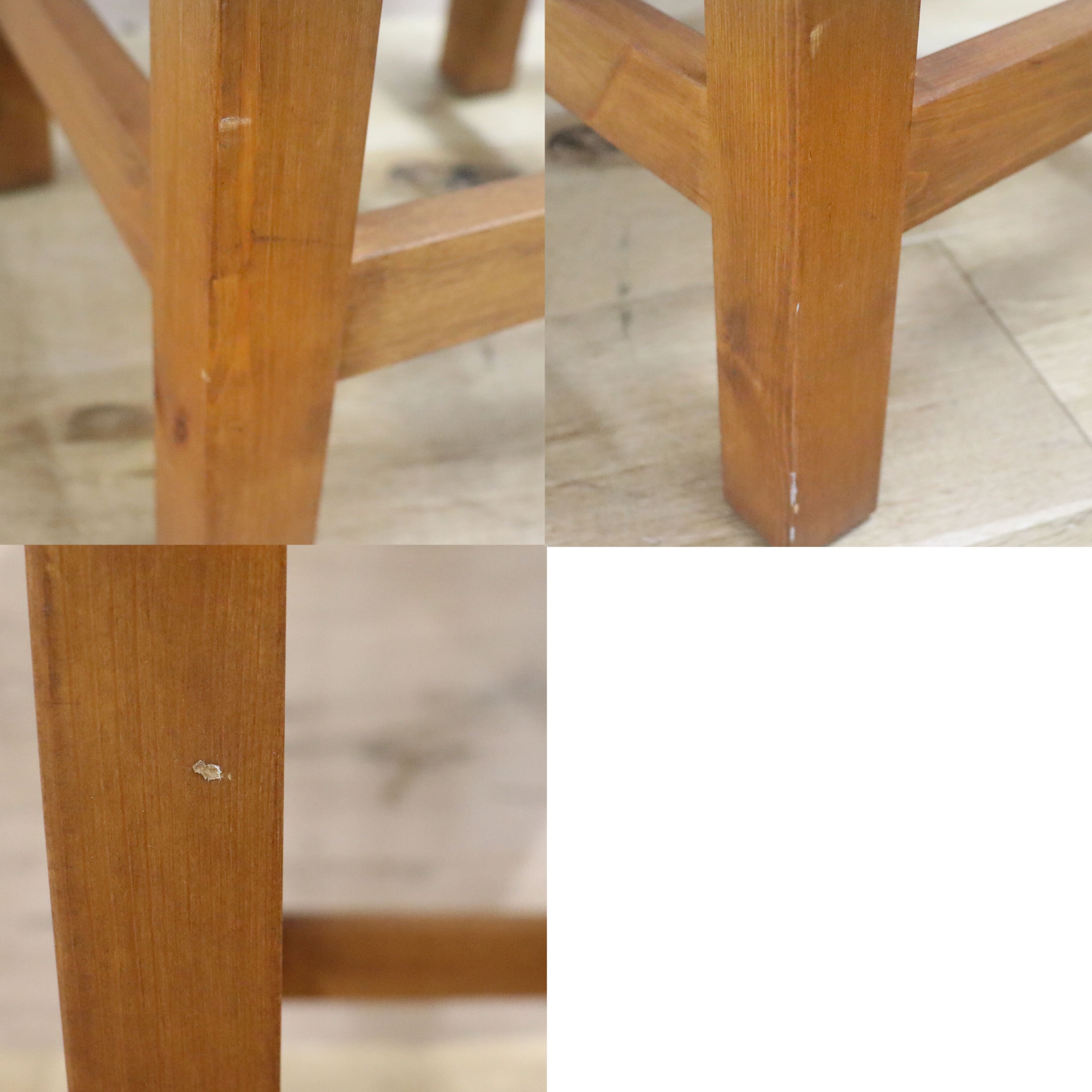 GMGN33A○アロエ スツール 椅子 木製チェア サイドテーブル パイン材 
