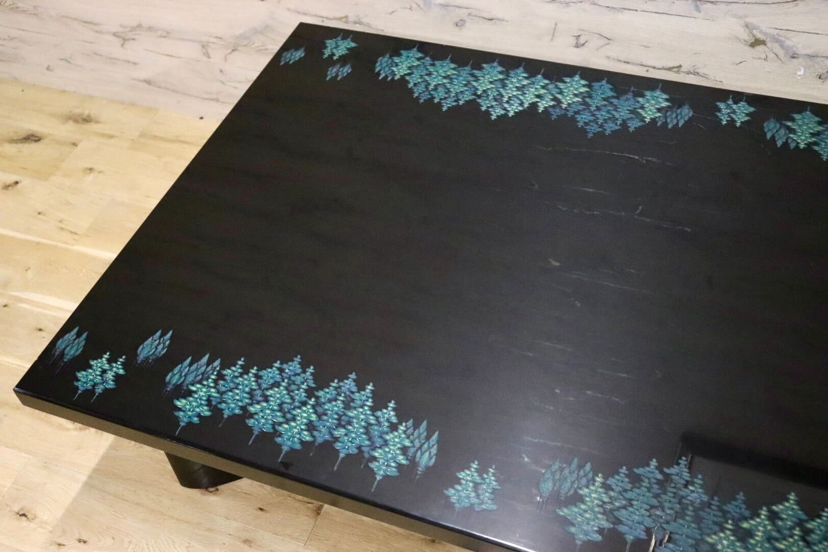 GMIH211○モリシゲ / MORISHIGE 松 座卓 ローテーブル 座敷机 センターテーブル 最高級 和家具 和モダン IDC大塚家具 定価約60万