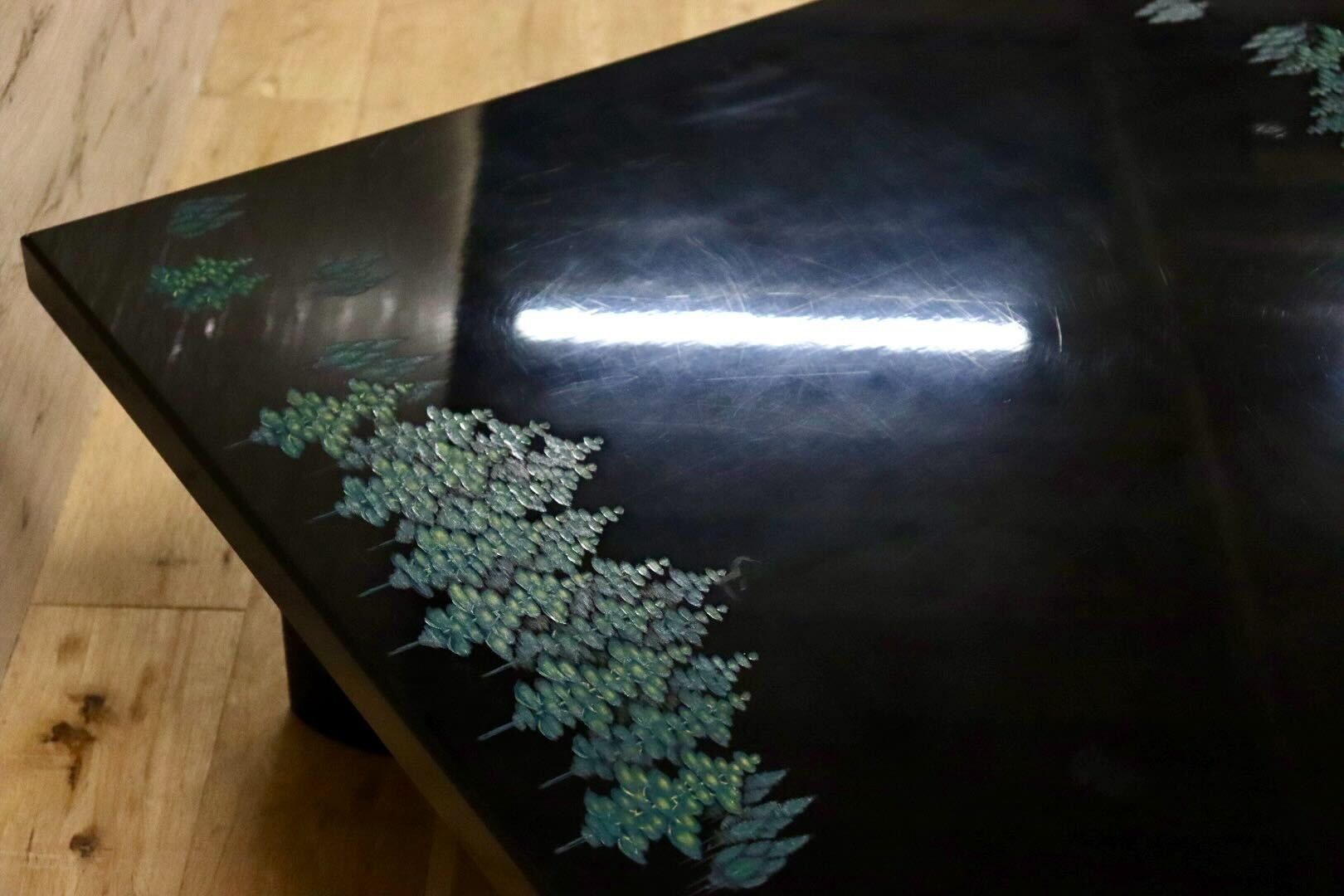 GMIH211○モリシゲ / MORISHIGE 松 座卓 ローテーブル 座敷机 センターテーブル 最高級 和家具 和モダン IDC大塚家具 定価約60万