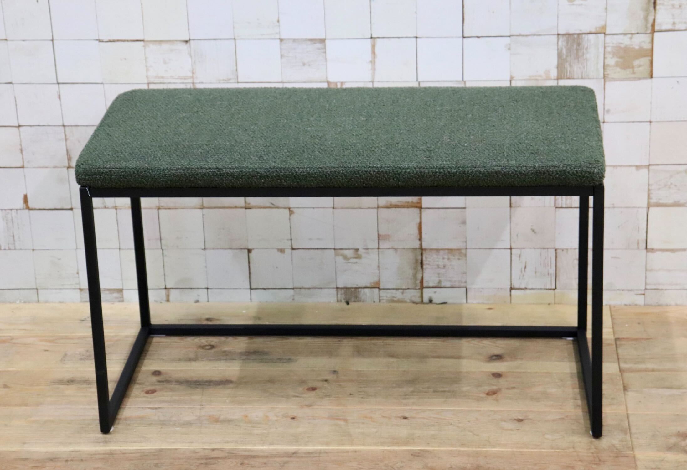 GMIK887A〇BoConcept / ボーコンセプト ベンチ ダイニングチェア 椅子 スチール ファブリック 北欧 デンマーク 展示品 グリーン