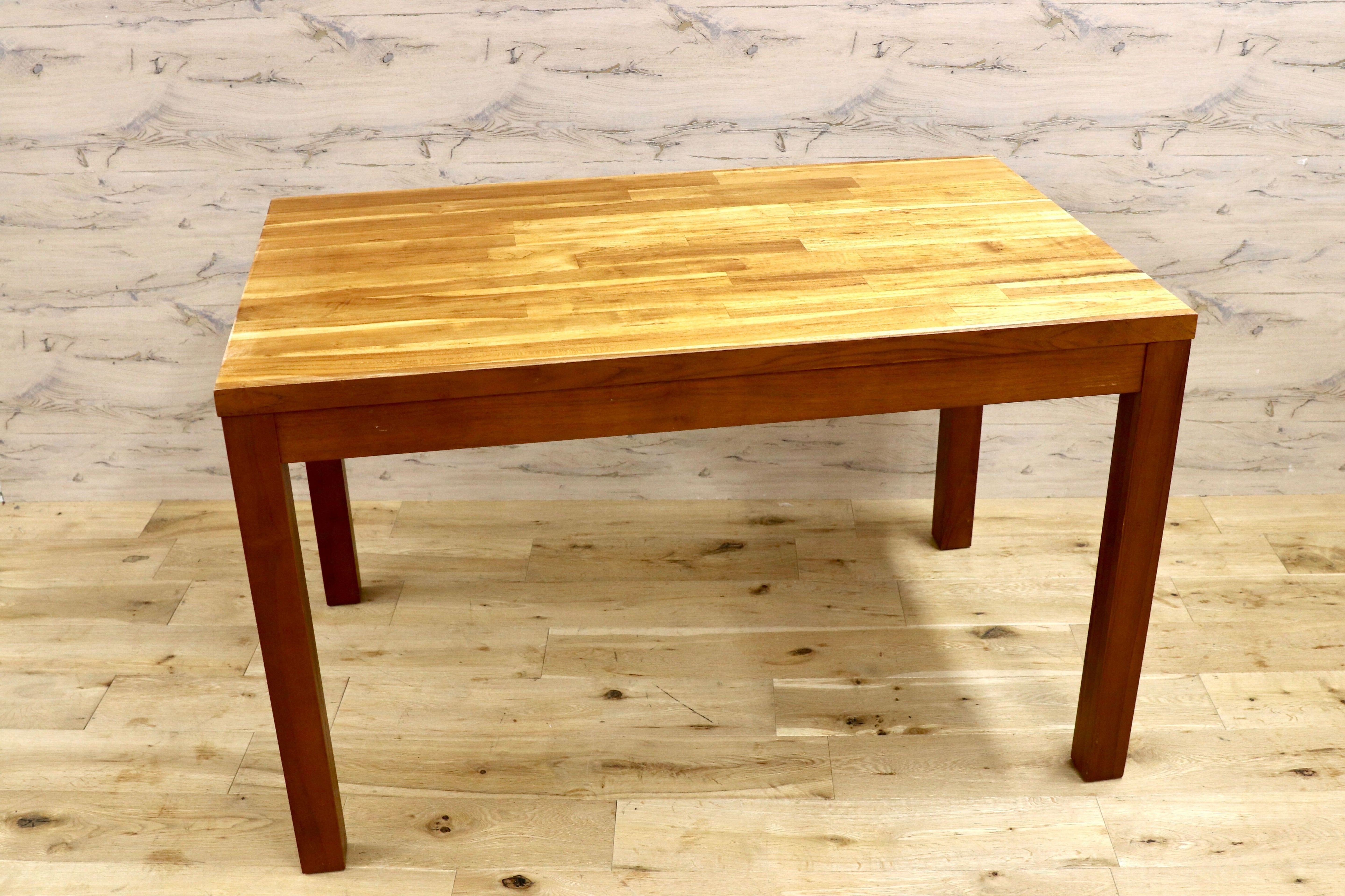 GMJS5C○SCANTEAK / スキャンティーク ダイニングテーブル 食卓テーブル 作業台 チーク材 廃盤 北欧スタイル