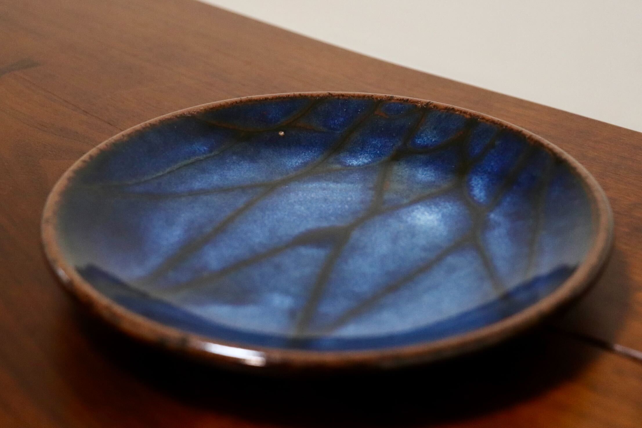 GMIO328E○陶勝窯 丹波焼 網目皿7寸 市野勝 市野勝磯 陶器 工芸品 丹波篠山 未使用