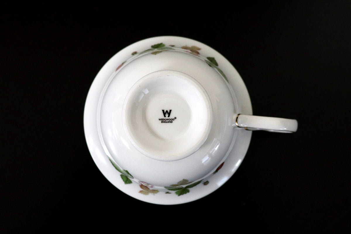 GMJH332AK◯WEDGWOOD / ウェッジウッド WILD STRAWBERRY ワイルドストロベリー カップ&ソーサー マグカップ デザートプレート 西洋