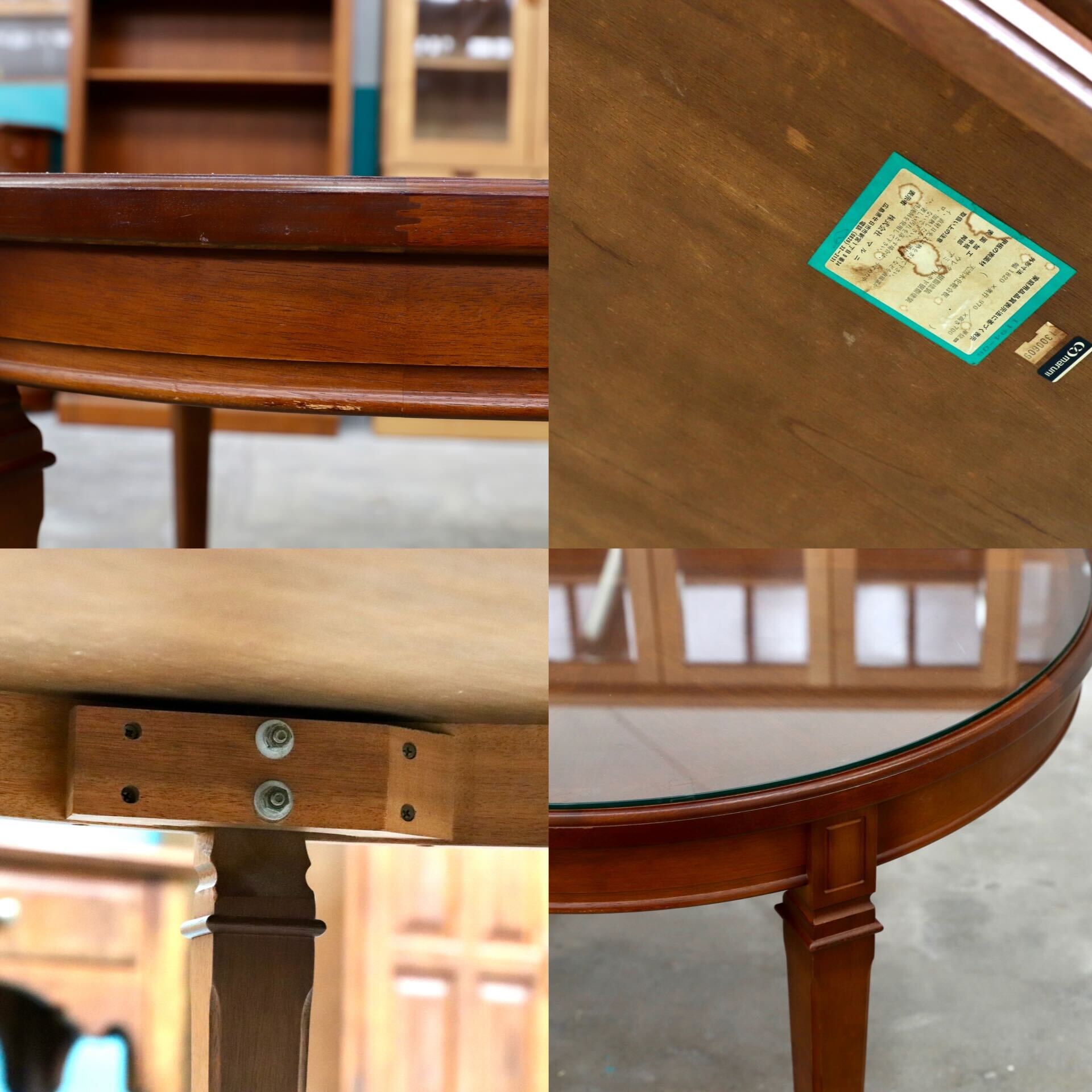 GMIH38○maruni / マルニ 地中海 ダイニングテーブル 食卓テーブル クラシック ヨーロピアン エレガント アンティーク調