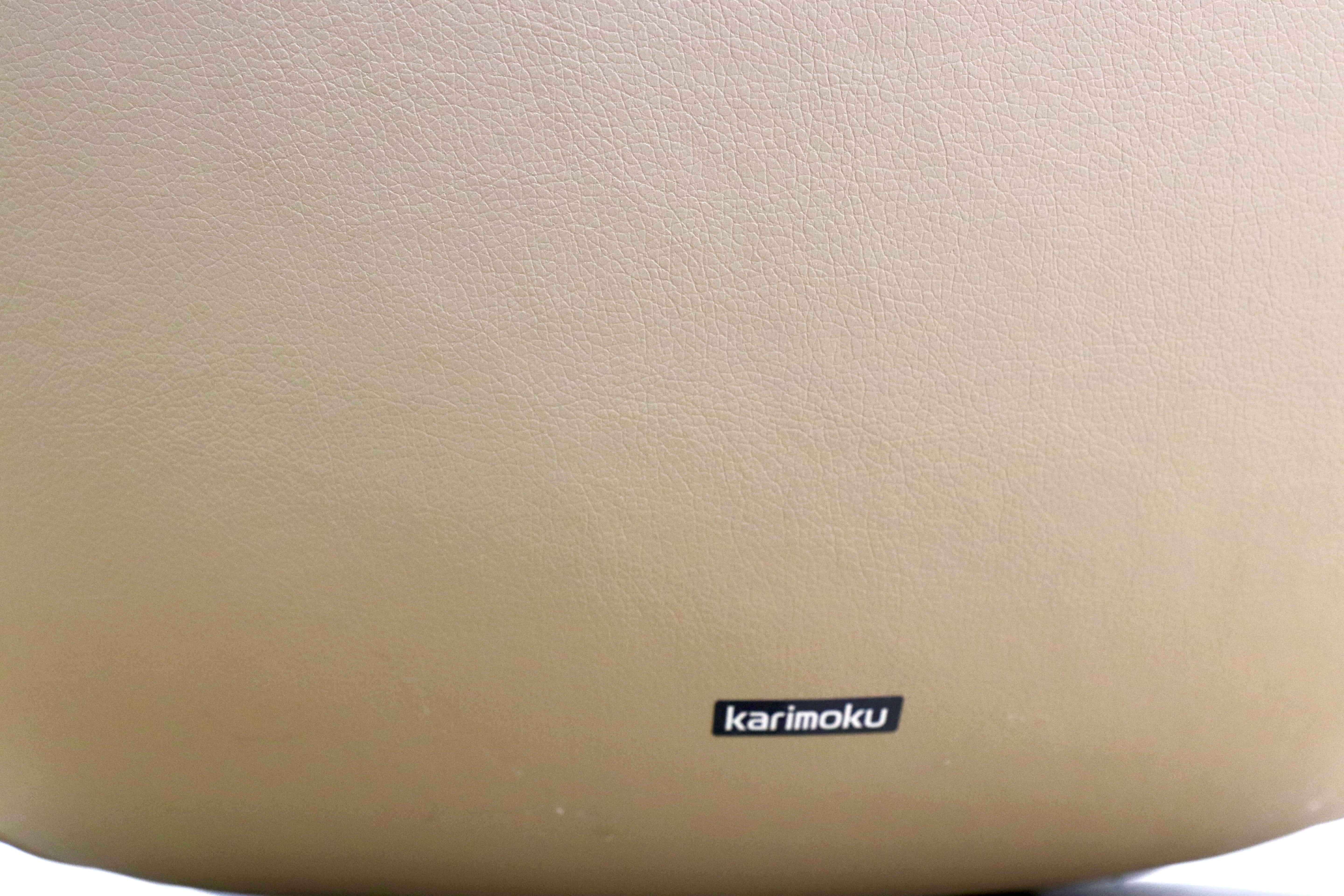 GMEH2N○karimoku / カリモク リクライニングチェア パーソナルチェア 1人掛け シングルソファ 回転椅子 ソフトレザー 合皮