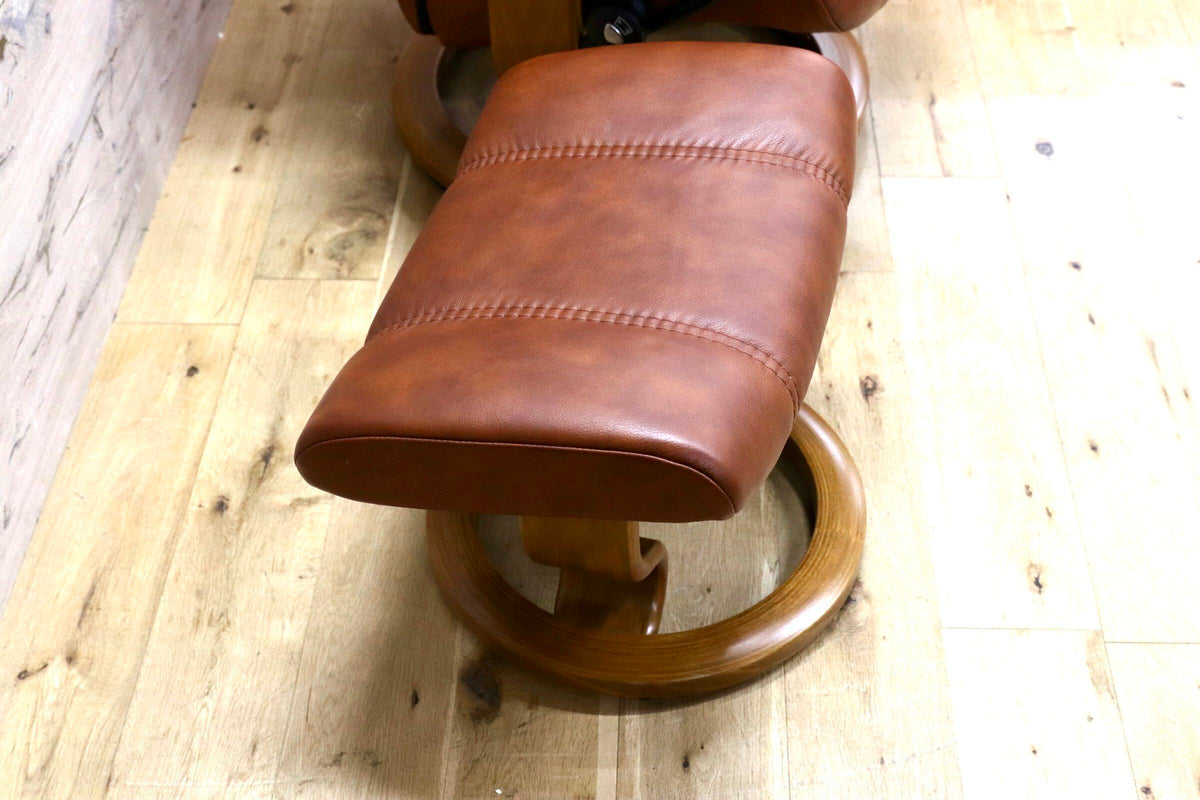GMJS261○EKORNES / エコーネス Stressless Consul ストレスレス コンサル リクライニングチェア 本革 ブラウン ノルウェー製 北欧家具