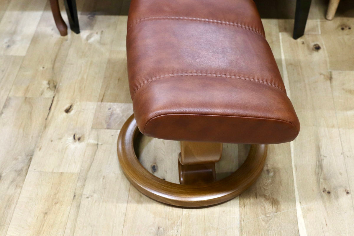 GMJS261○EKORNES / エコーネス Stressless Consul ストレスレス コンサル リクライニングチェア 本革 ブラウン ノルウェー製 北欧家具
