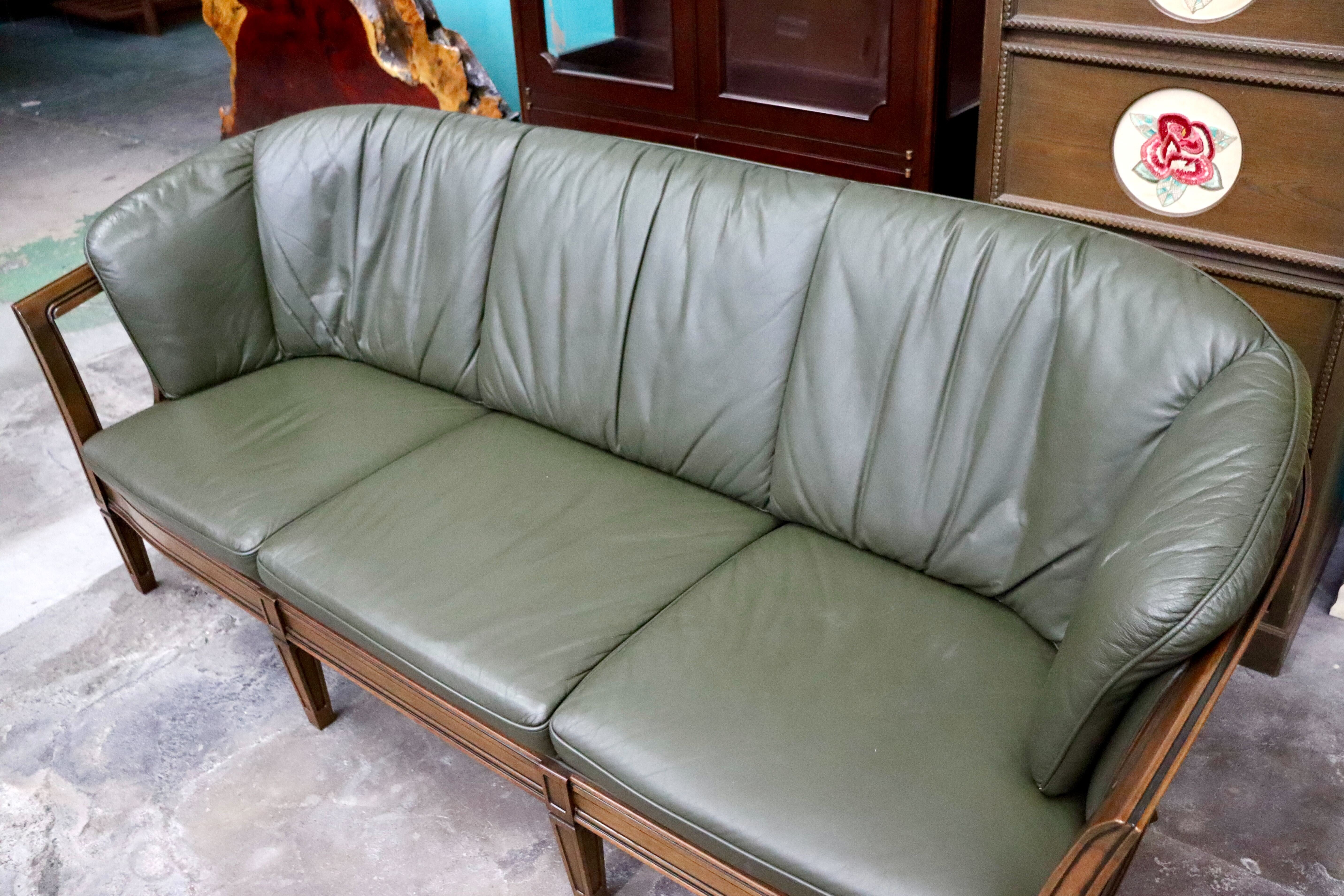 GMIS390○maruni / マルニ ROYAL ロイヤル 地中海 シャルル 3人掛けソファ トリプルソファ 本革 クラシック マルニ最高峰 定価約85万