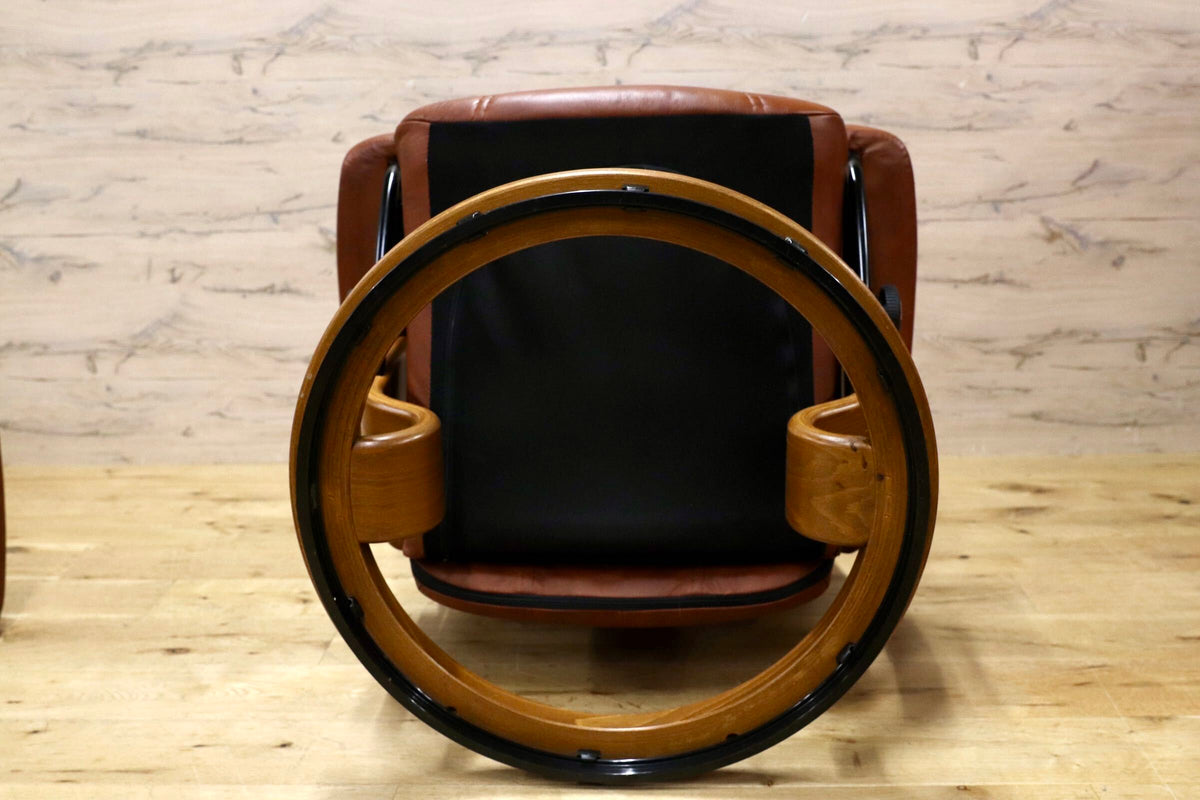 GMJS261○EKORNES / エコーネス Stressless Consul ストレスレス コンサル リクライニングチェア 本革 ブラウン ノルウェー製 北欧家具