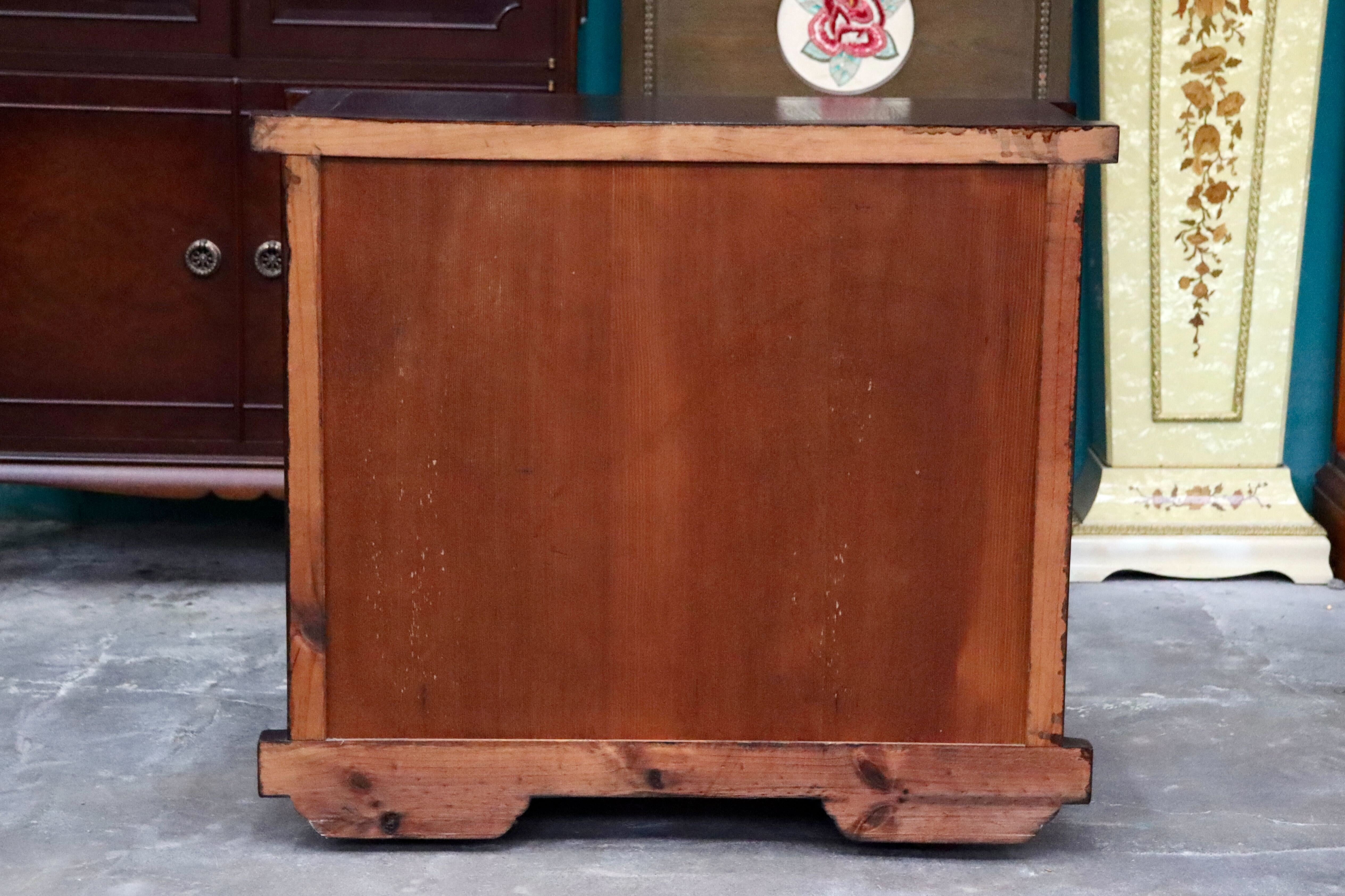 GMIS403○車箪笥 チェスト 整理箪笥 和モダン 古民家 レトロ 和家具 収納 引き出し 戸棚 アンティーク ヴィンテージ