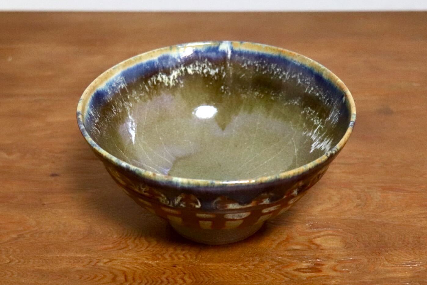 GMIO464A○千代市陶房 清水千代市 丹波焼 ごはん茶碗 陶器 丹波篠山 伝統工芸 未使用