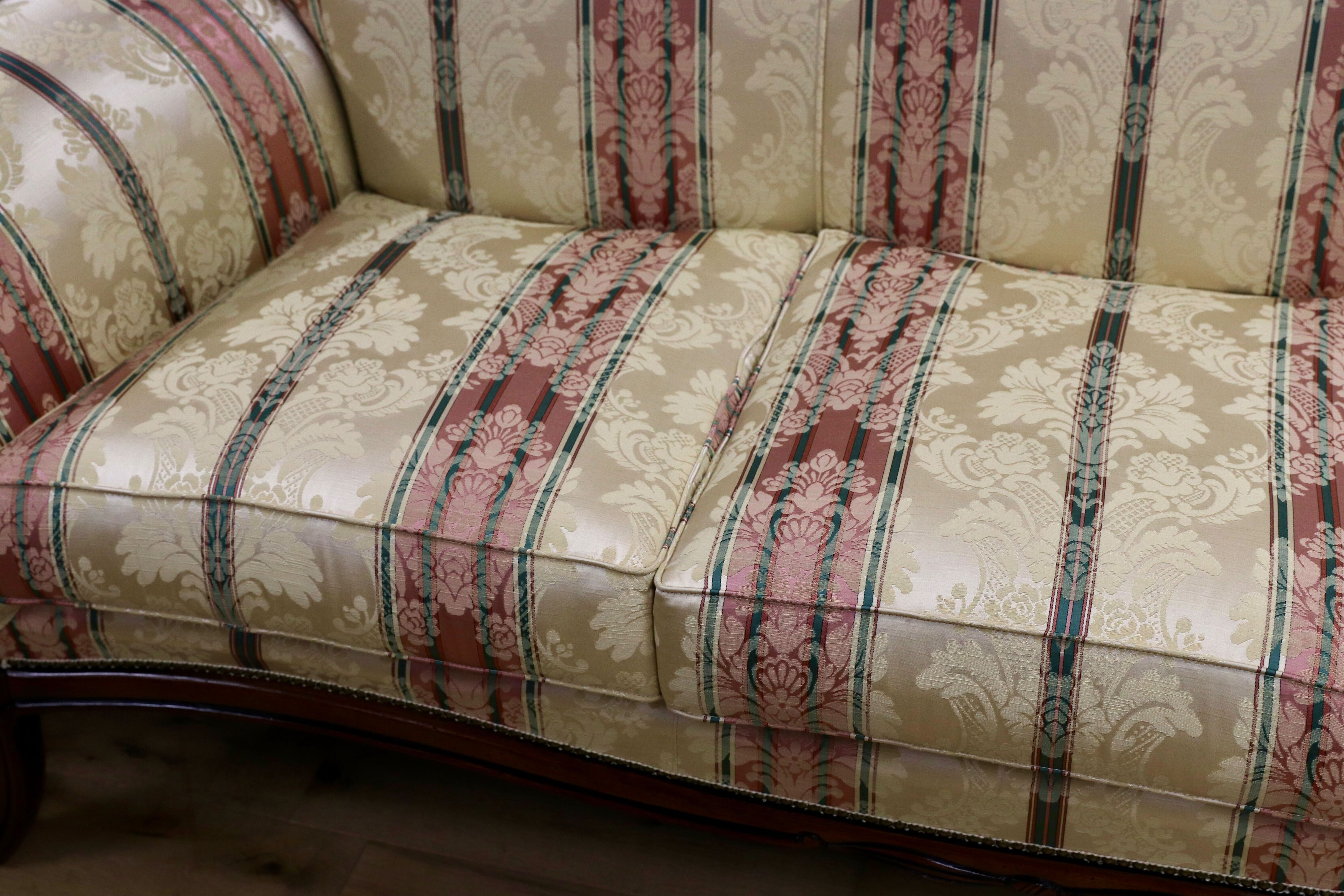 GMIK568○morello gianpaolo / モレロ・ジャンパウロ 3人掛けソファ トリプルソファ イタリア製 ロココ調 姫家具 エレガント 展示品