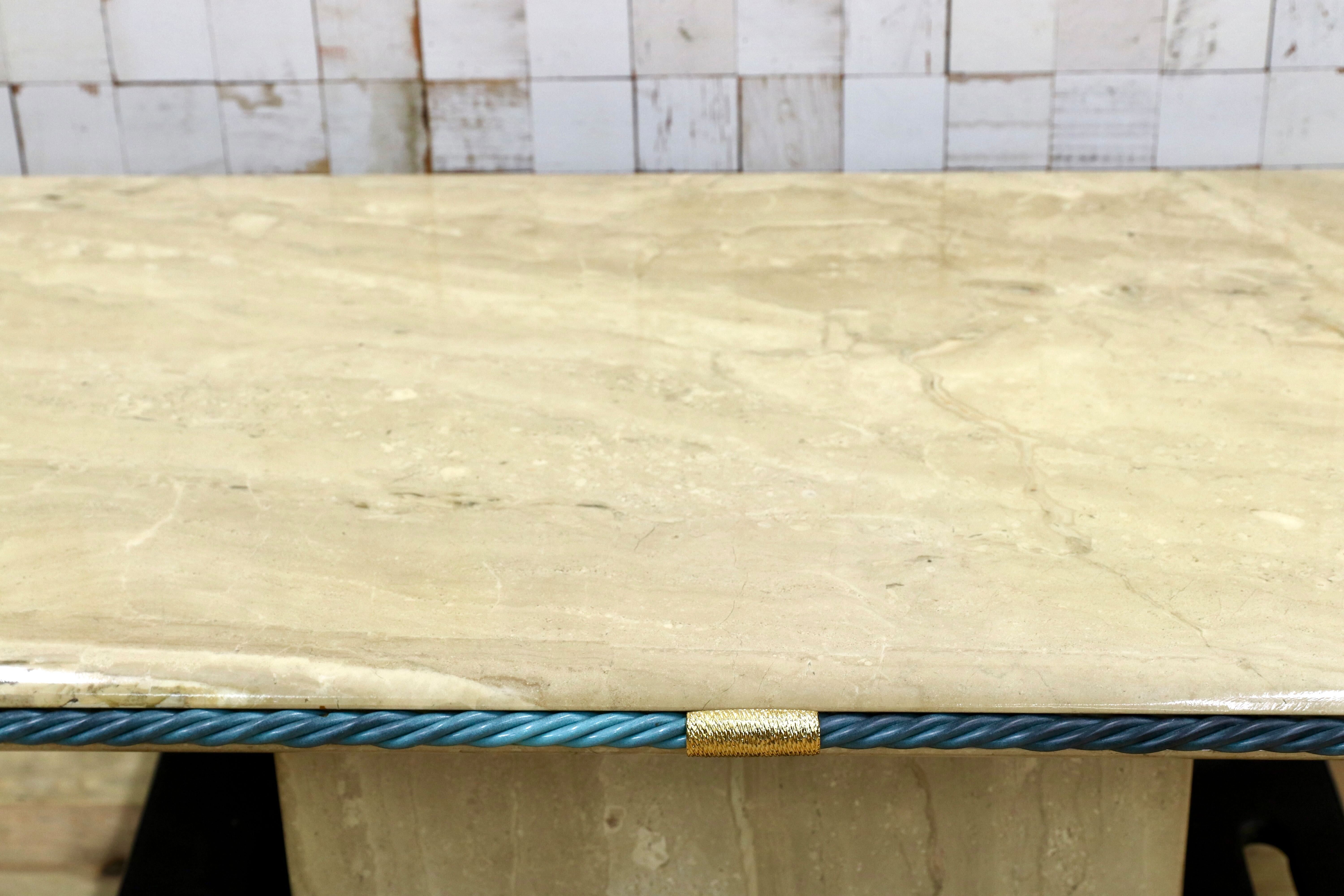 GMIO33○イタリア製 大理石 センターテーブル リビングテーブル クラシック