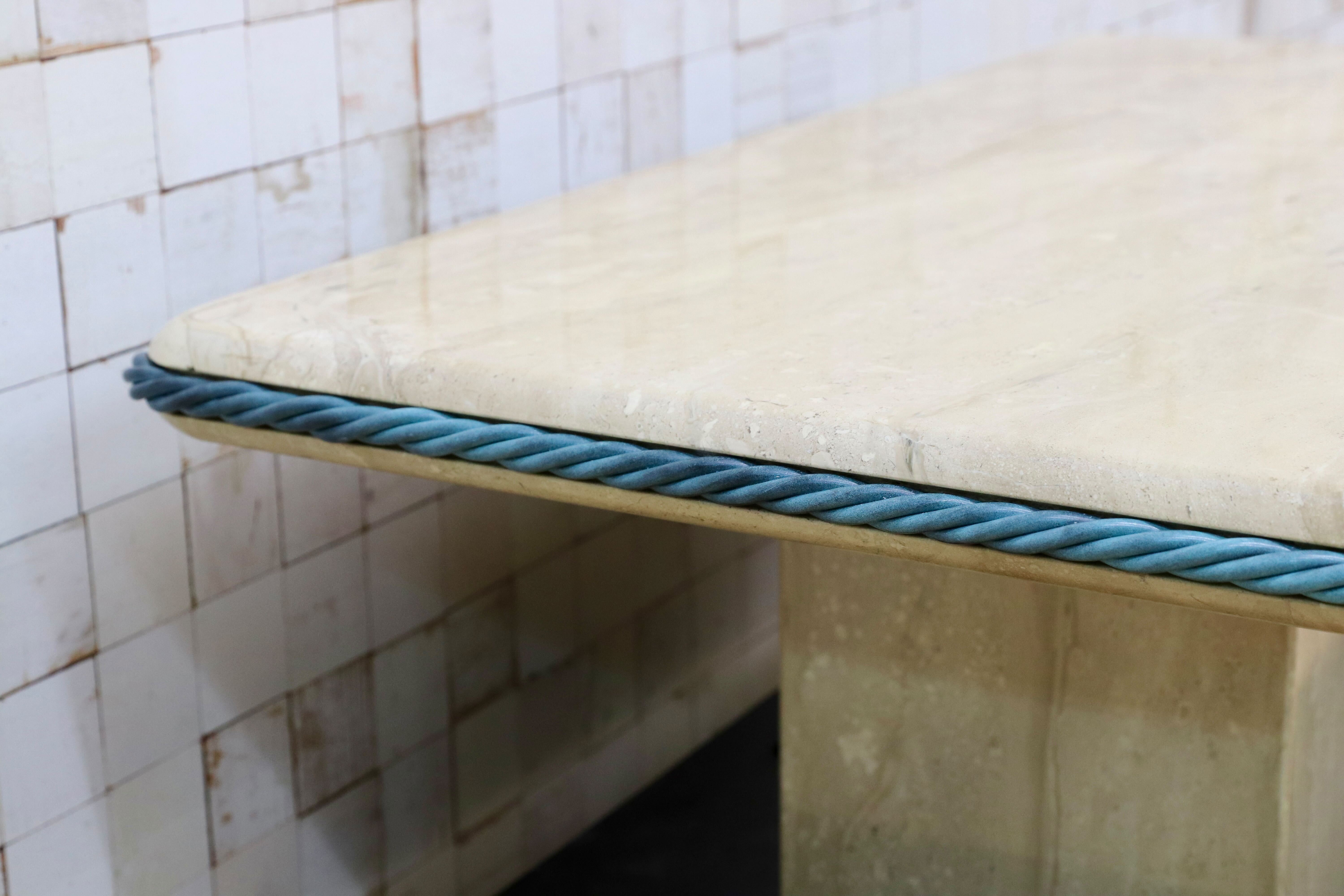 GMIO33○イタリア製 大理石 センターテーブル リビングテーブル